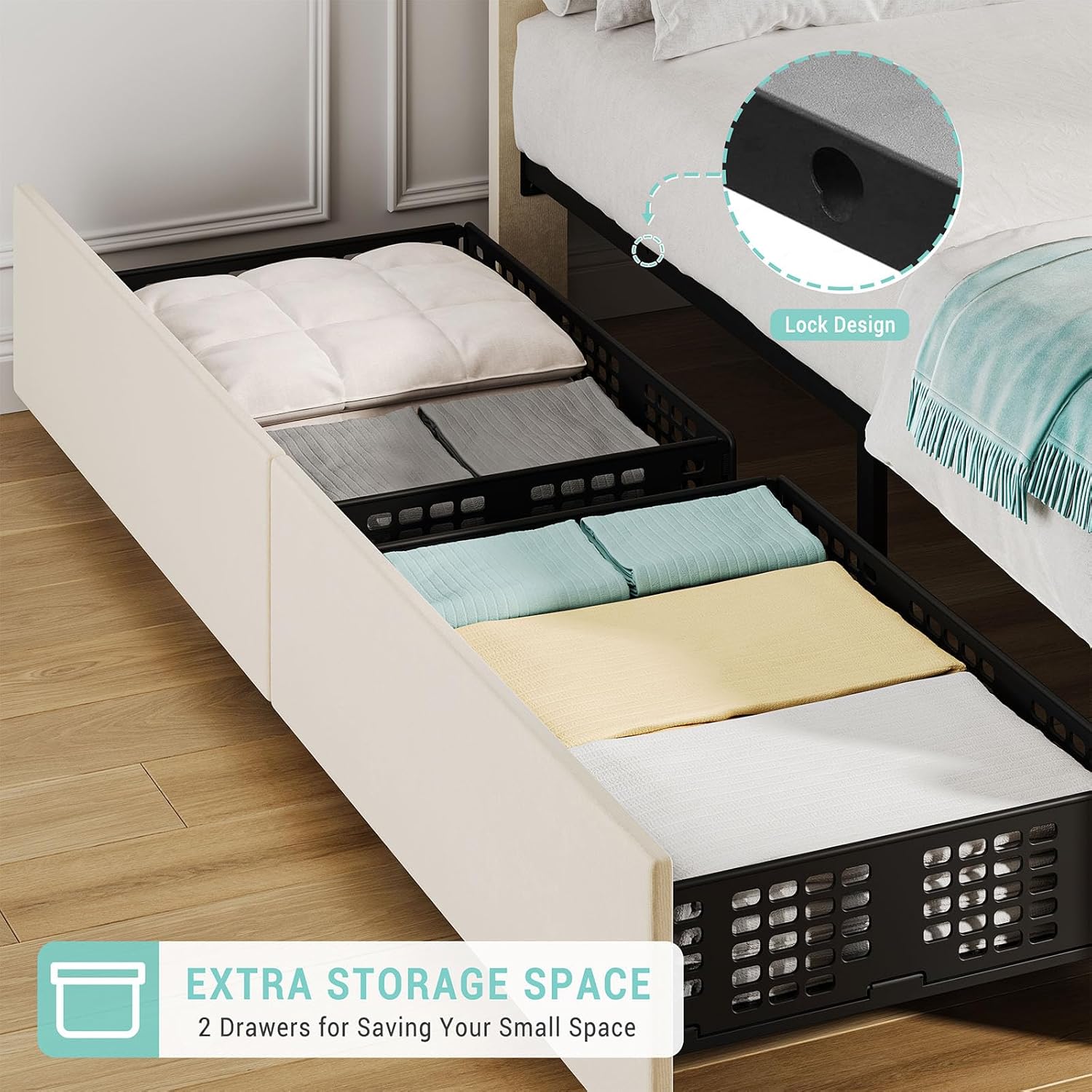 Qeetex LHF-BED-PHO-103KI15P beds - View #5