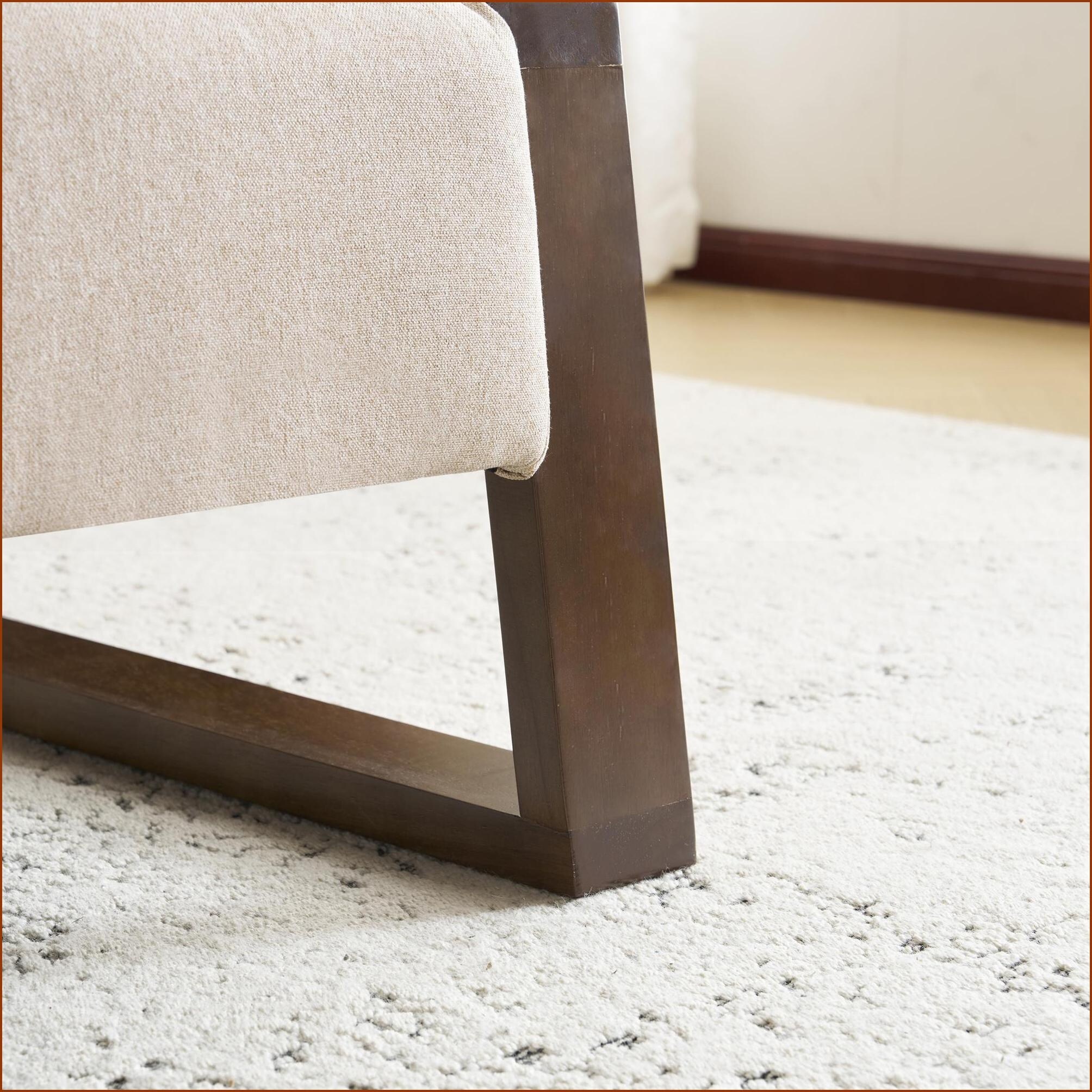 Watnature Ottoman Modern Minimalist Beige Footrest/Extra Seat for Small ...