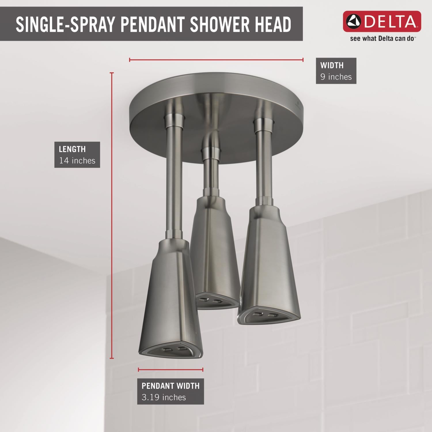 Delta 57140-SS25-L Fixed-Showerhead - View #4