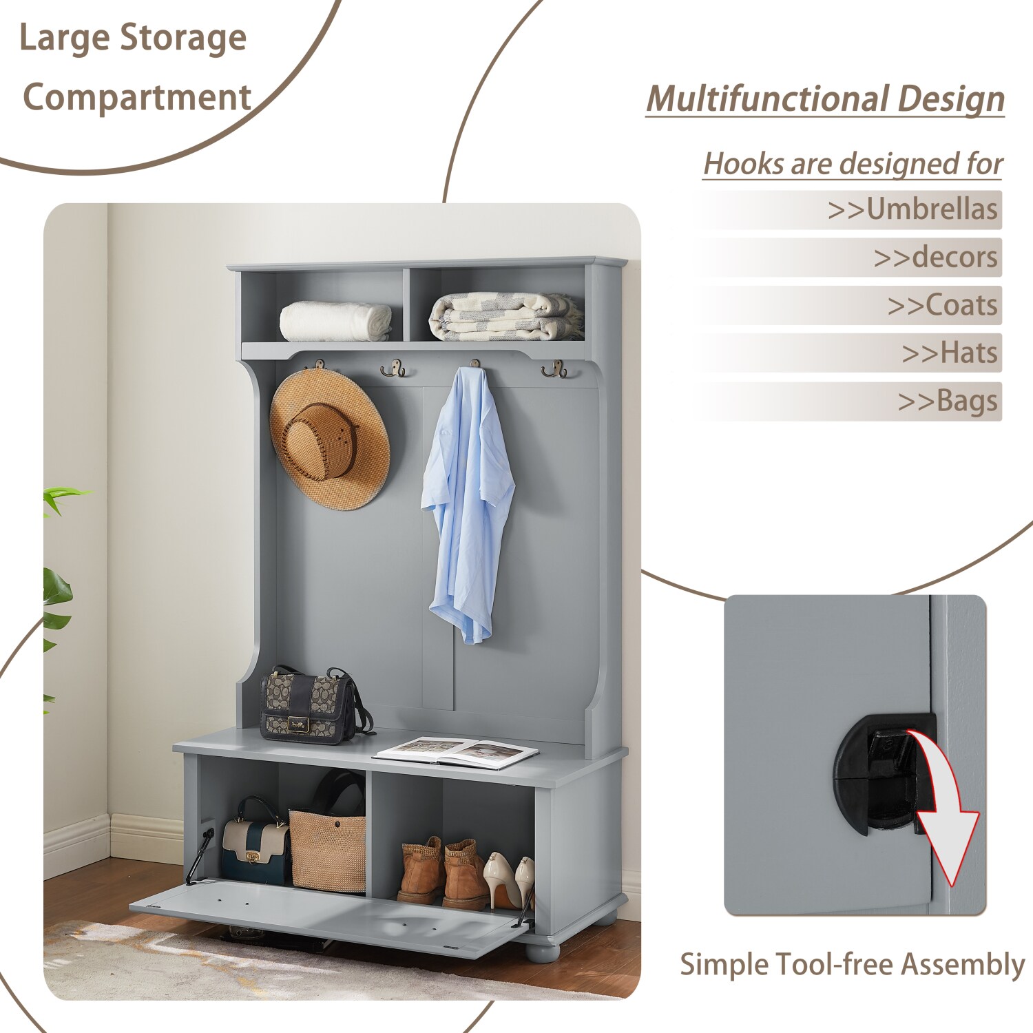 Streamdale Furniture W2275P210039 Coatrack-Stands-Pedestals - View #5