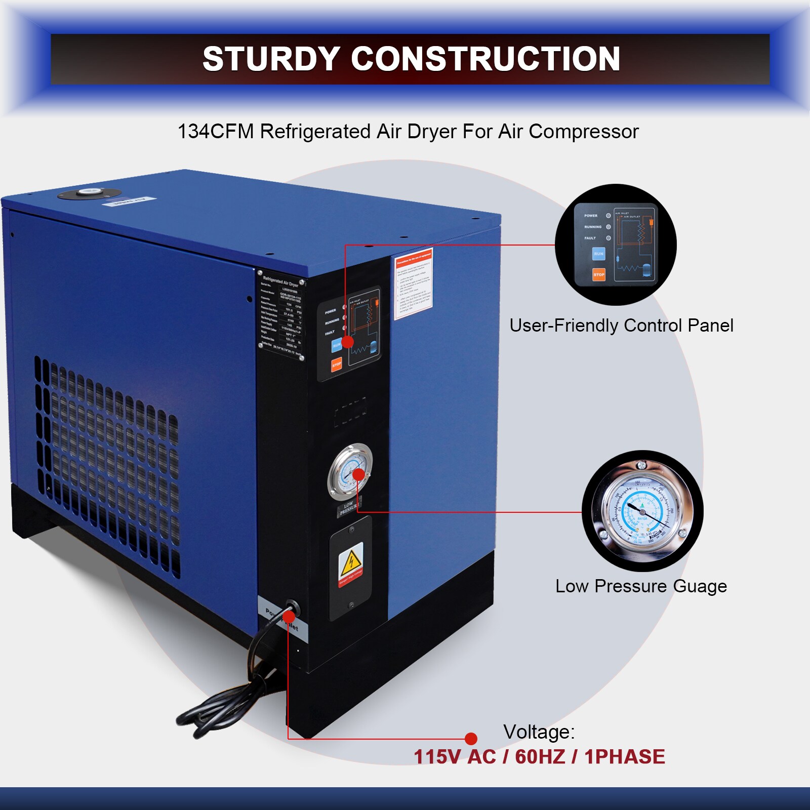 ModernLuxe L3P-N818P370119S Air-Compressors - View #8