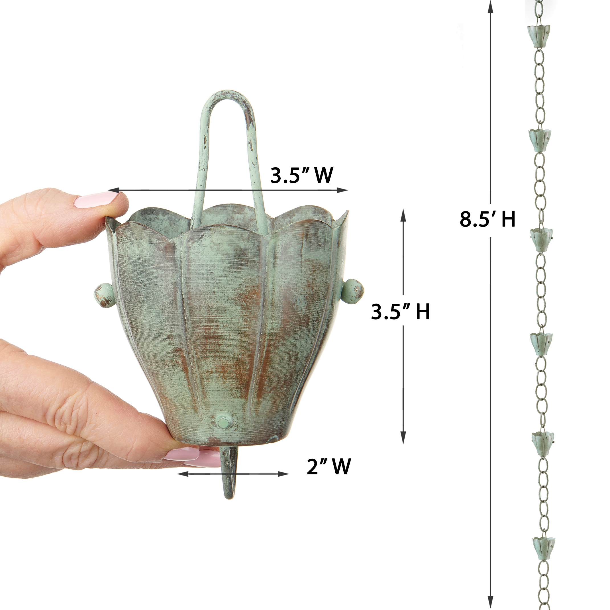 Good Directions 491V1-8 Rain-Chains - View #2