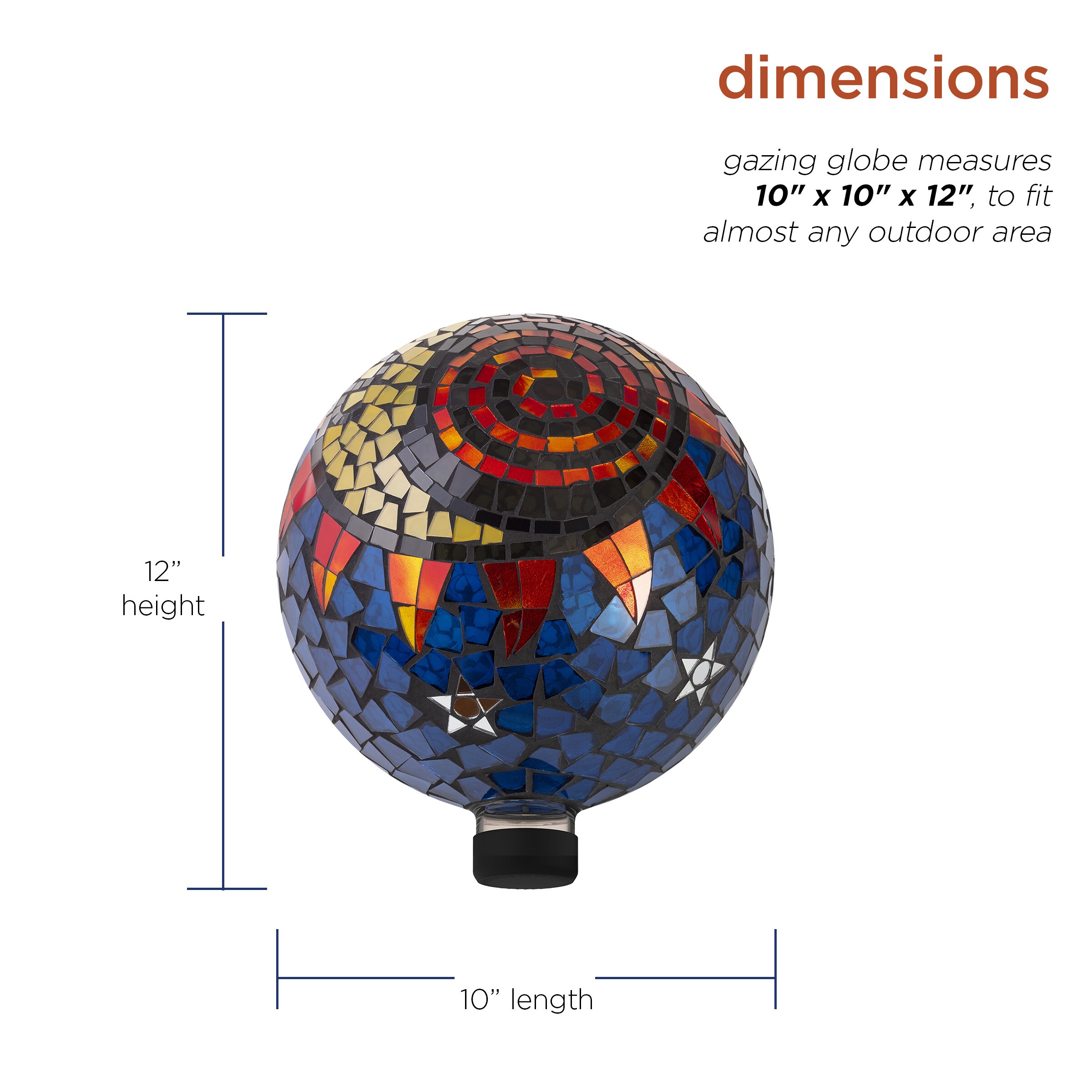 Alpine Corporation HGY120 Gazing-Ball-Stand - View #3
