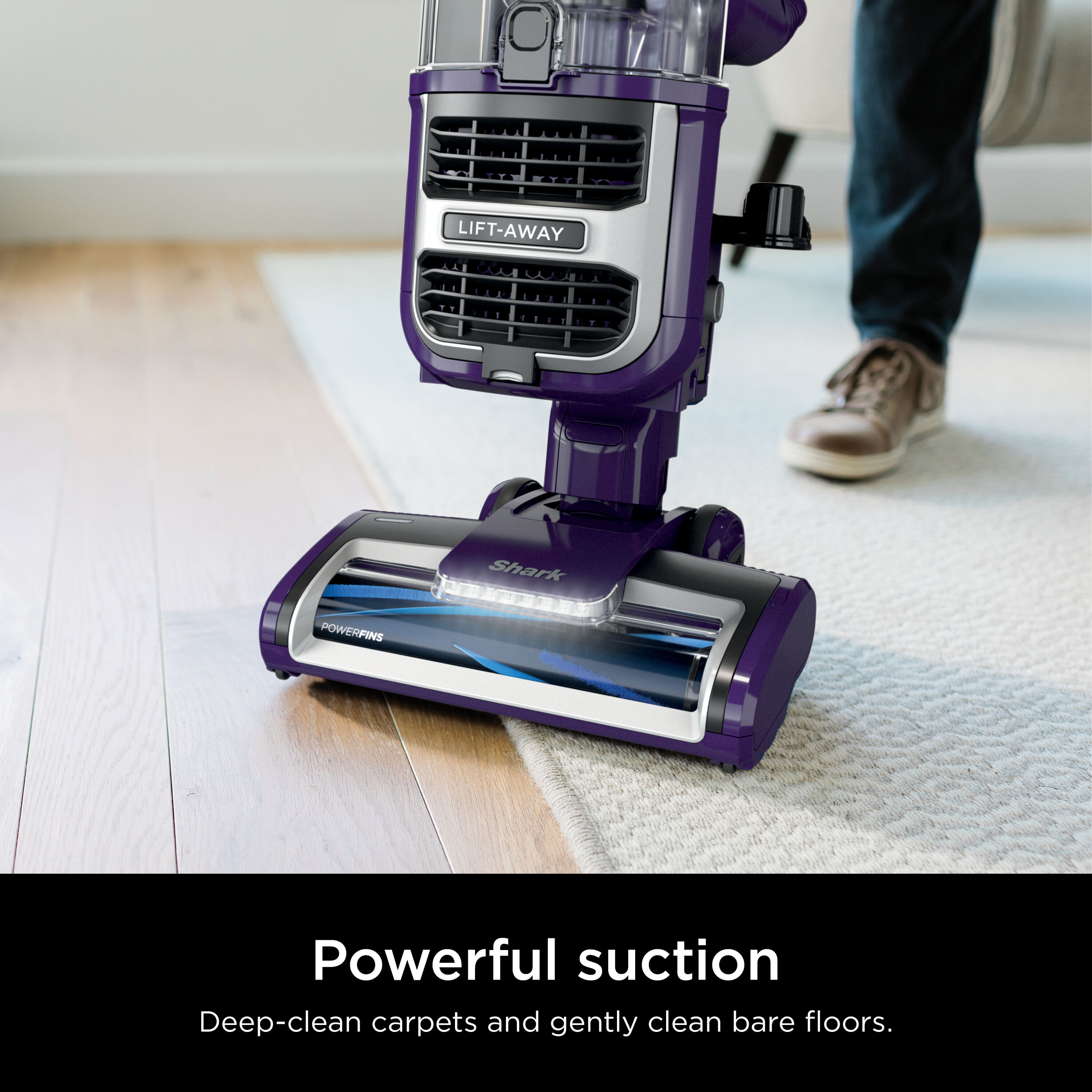 Shark Lift-Away with PowerFins HairPro & Odor Neutralizer Technology  Upright Multi Surface Vacuum, ZD550 