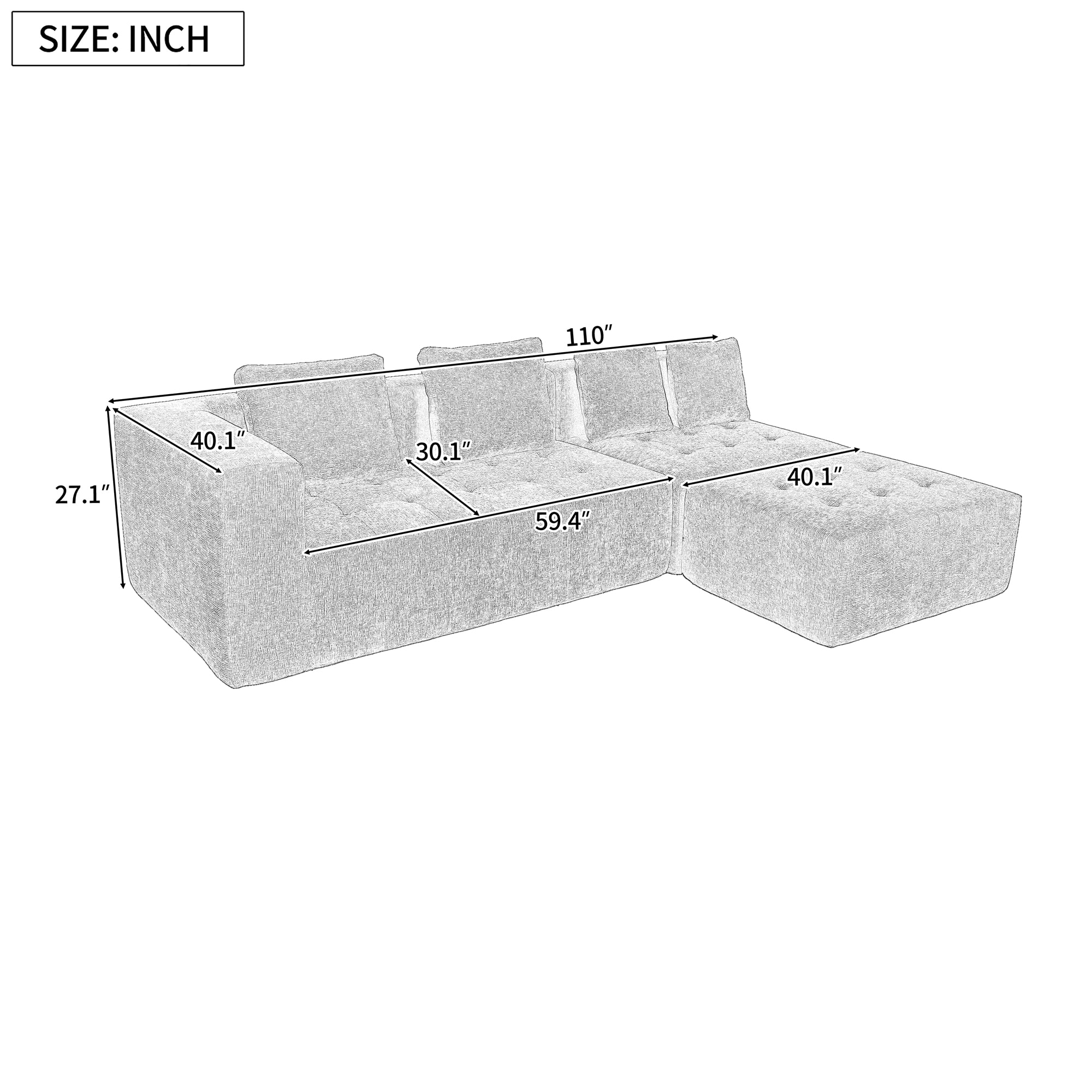 Clihome BH-WY000036EAA Sofas-Loveseats - View #5