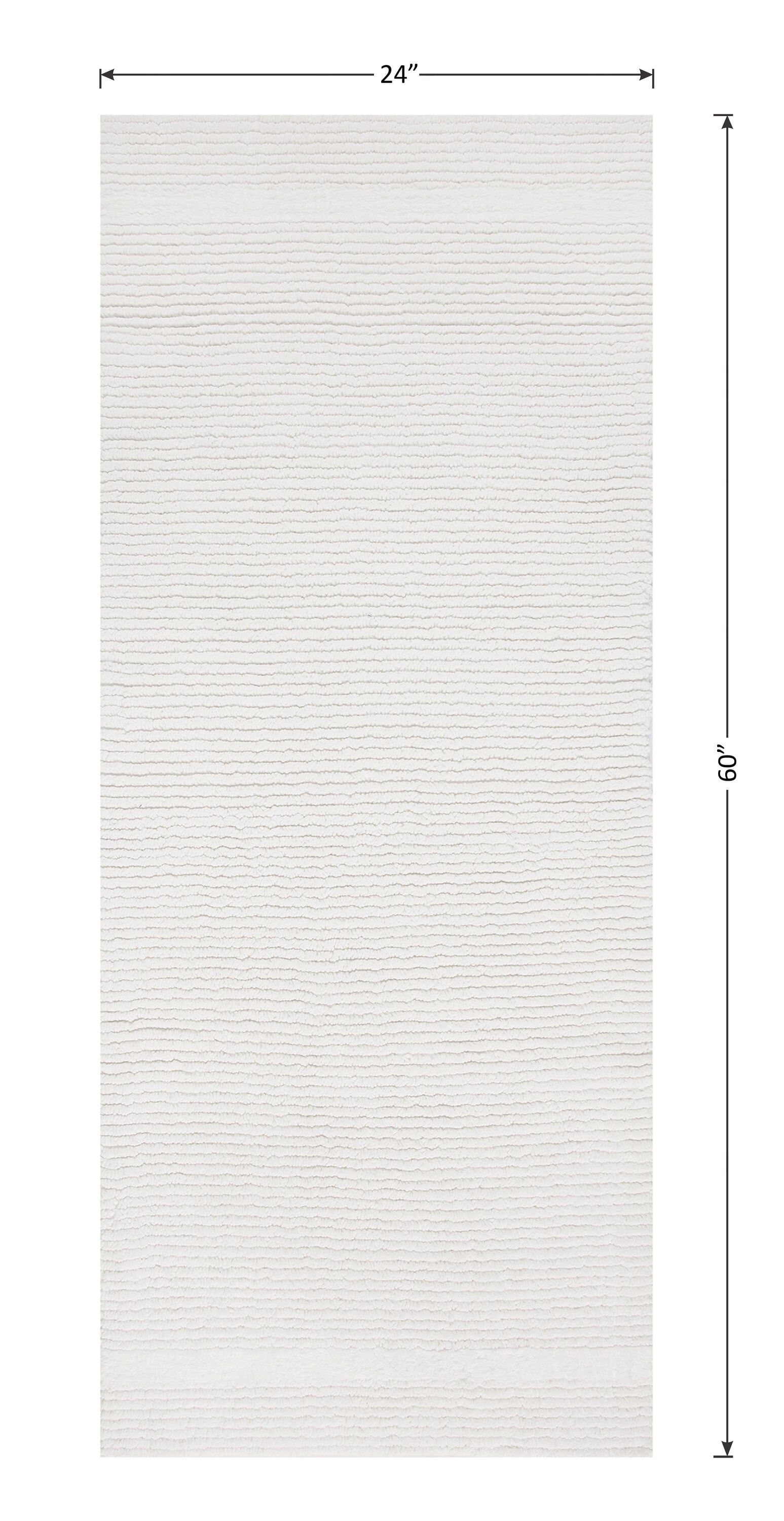 allen + roth 24-in x 24-in Off White Cotton Bath Mat in the