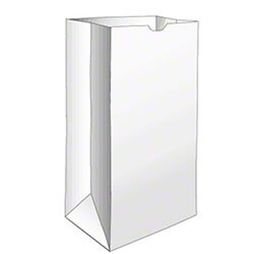 Duro Bag Callico Distributors  White Paper Food-Storage Bags 6-1/8 x 4-1/6 x 12-7/16 in 500-Pack