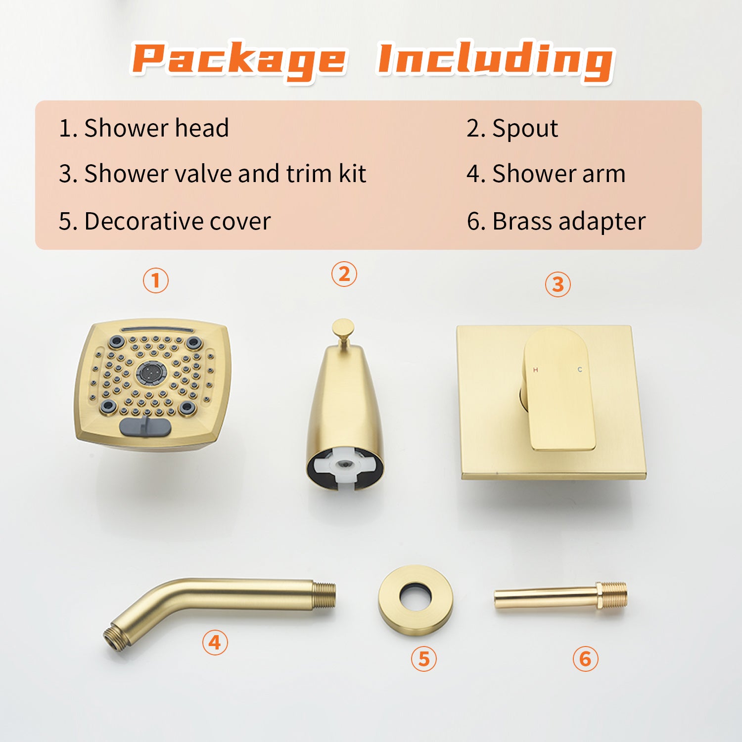 Boyel Living BL88085BG Tub-Shower-Faucets - View #10