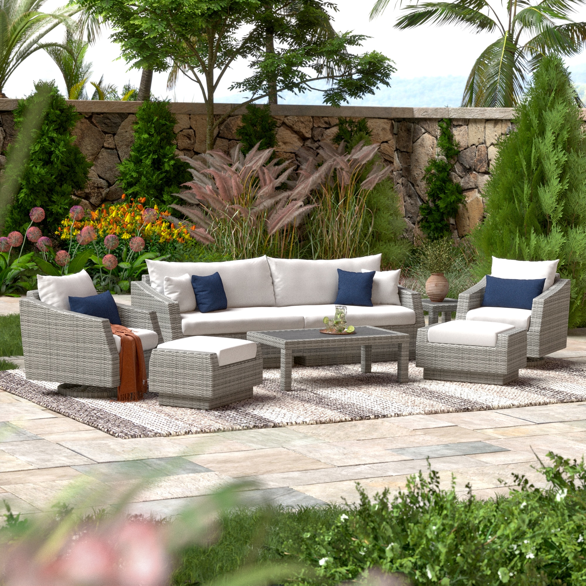 RST Brands OP-PESS8MT-CNS-BINK Patio-Conversation-Sets - View #8