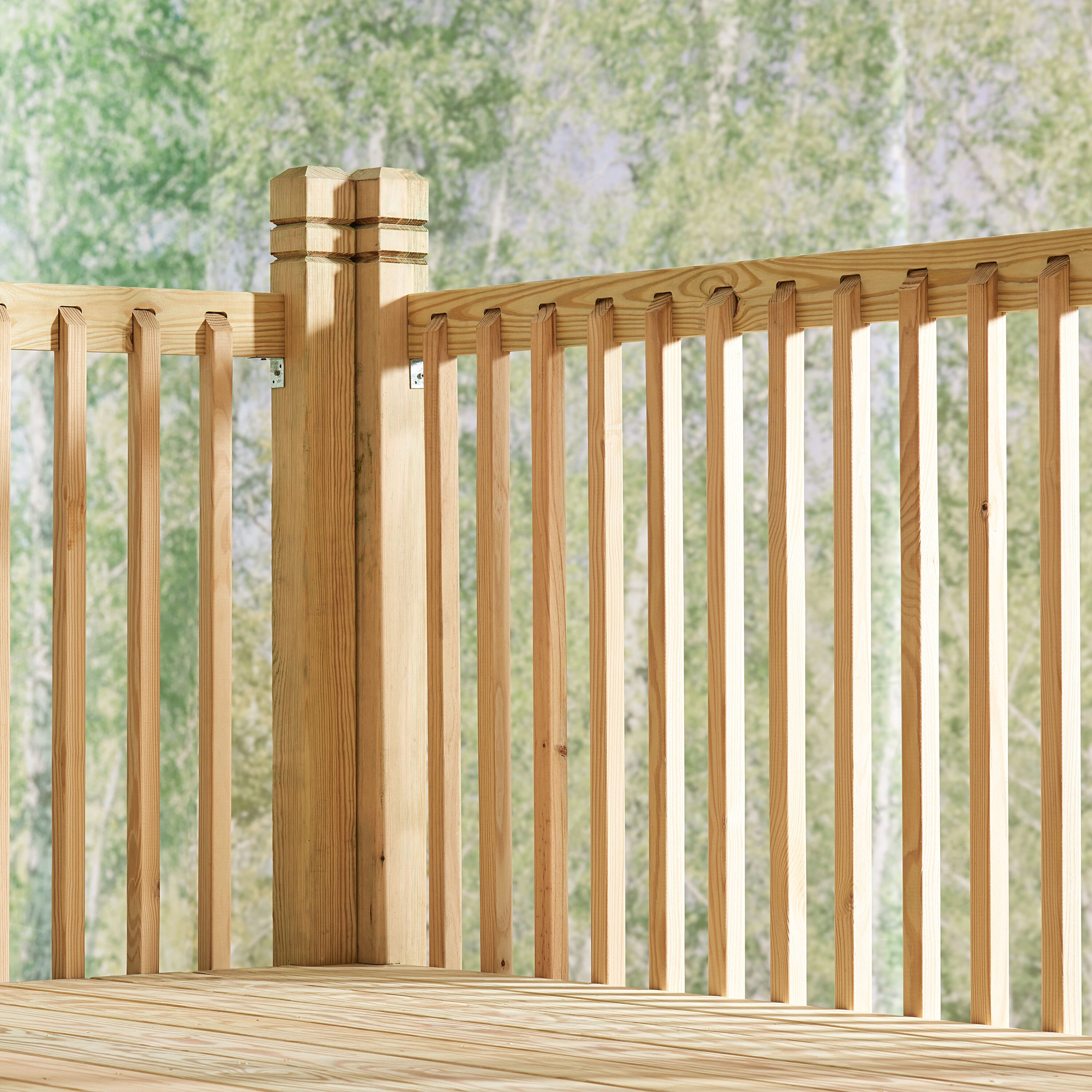 Severe Weather 3.5-in x 3.5-in x 4-ft Natural Pressure Treated Wood ...