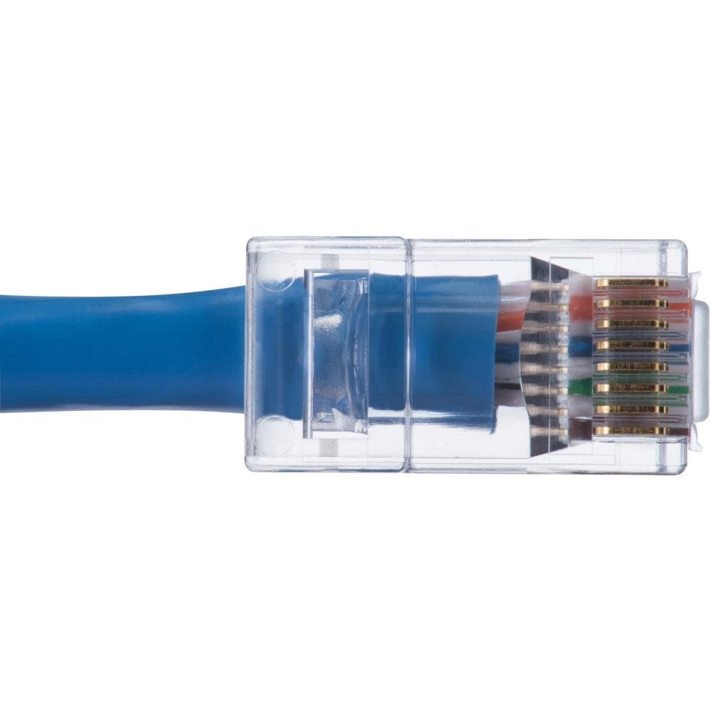 RJ45 Cat6 Modular Plug for Round Solid/Stranded Cable Multipack (TAA  Compliant) (50-Pack), Cat6 Cables, Ethernet Cables