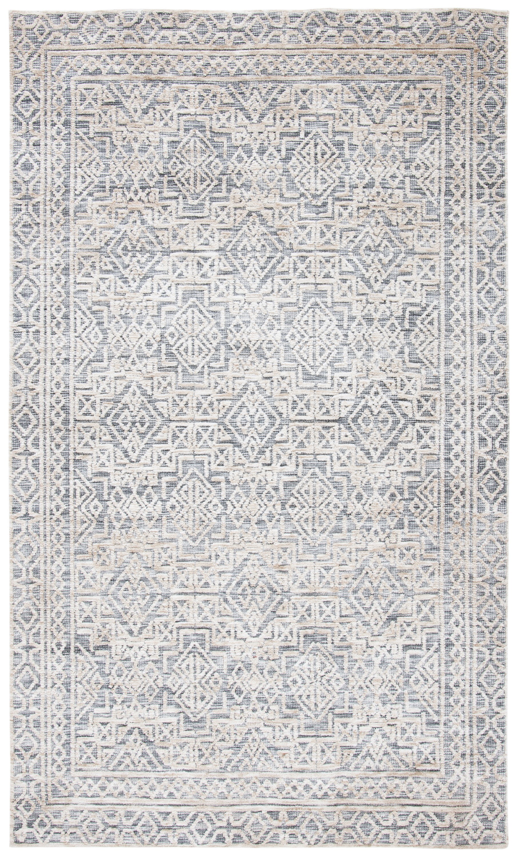 Hand-Tufted Americana Gray Wool 8' x 10' Area Rug