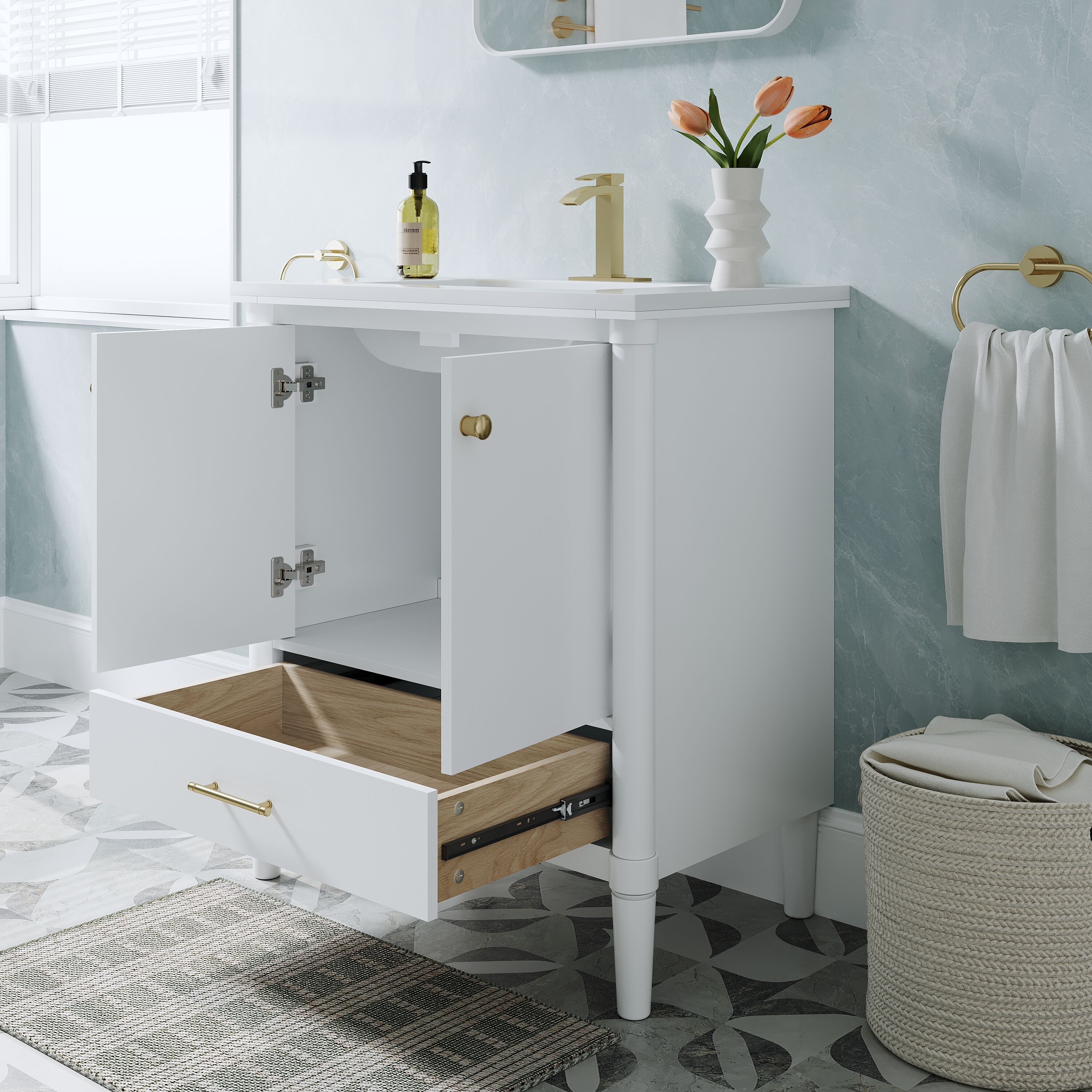 WELLFOR FL30MCL-LV Bath-Vanity-Combo - View #12