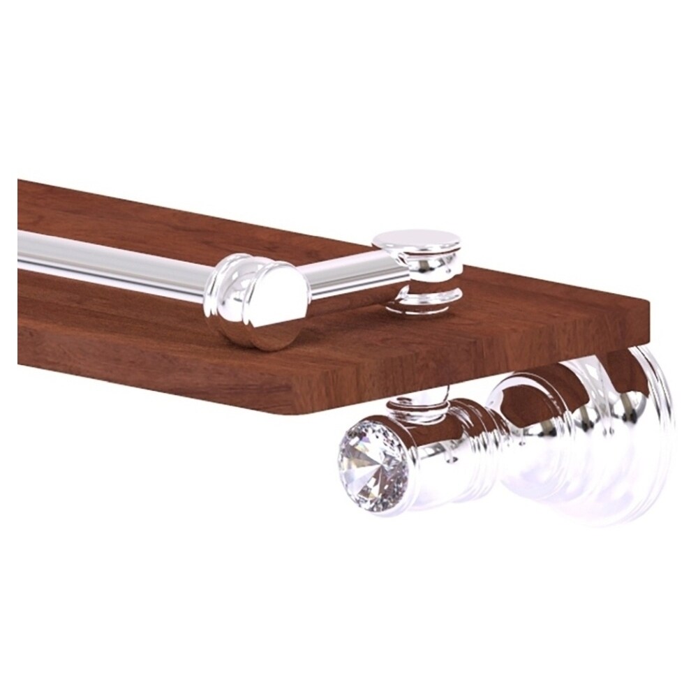 Allied Brass CC-1-22-GAL-IRW-PC Bathroom-Shelves - View #2