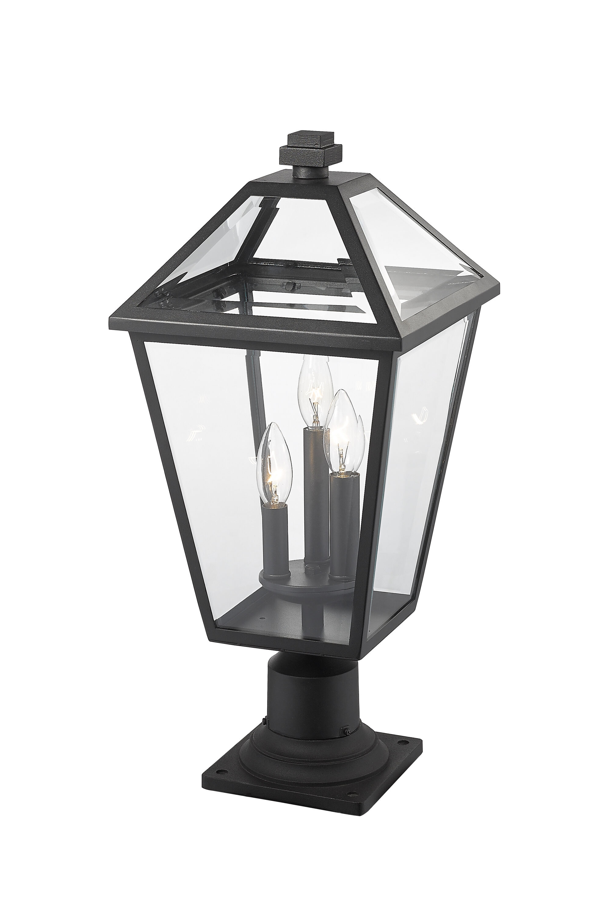 Z-Lite 579PHBR-533PM-BK Post-Lights - View #2