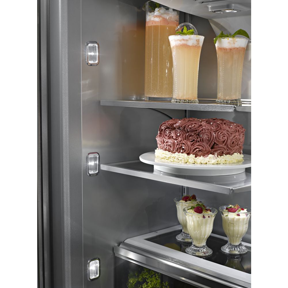 KitchenAid 43-inch, 24.2 cu.ft. Built-in French 3-Door Refrigerator wi