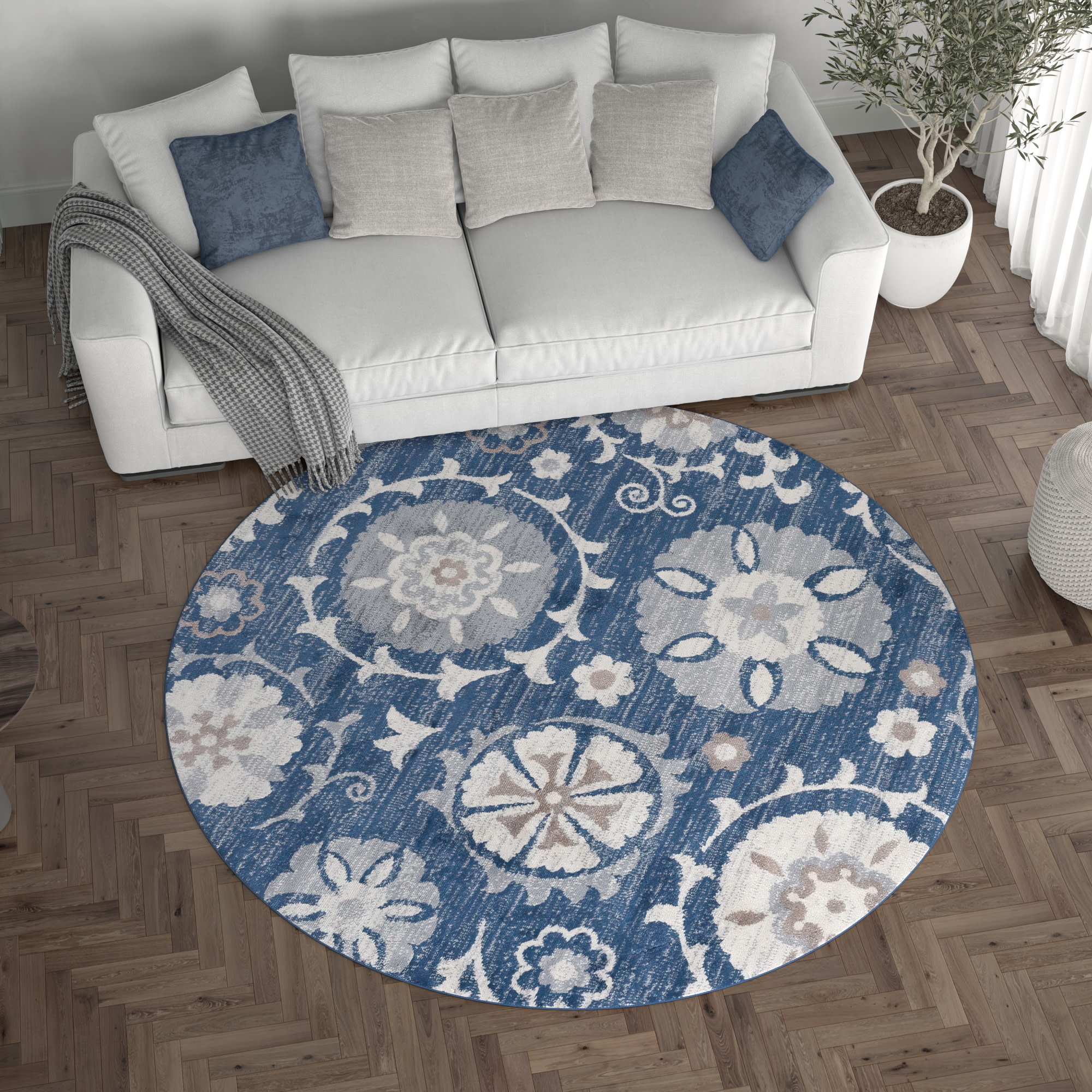 Tayse MDN3107 8RND rugs - View #5