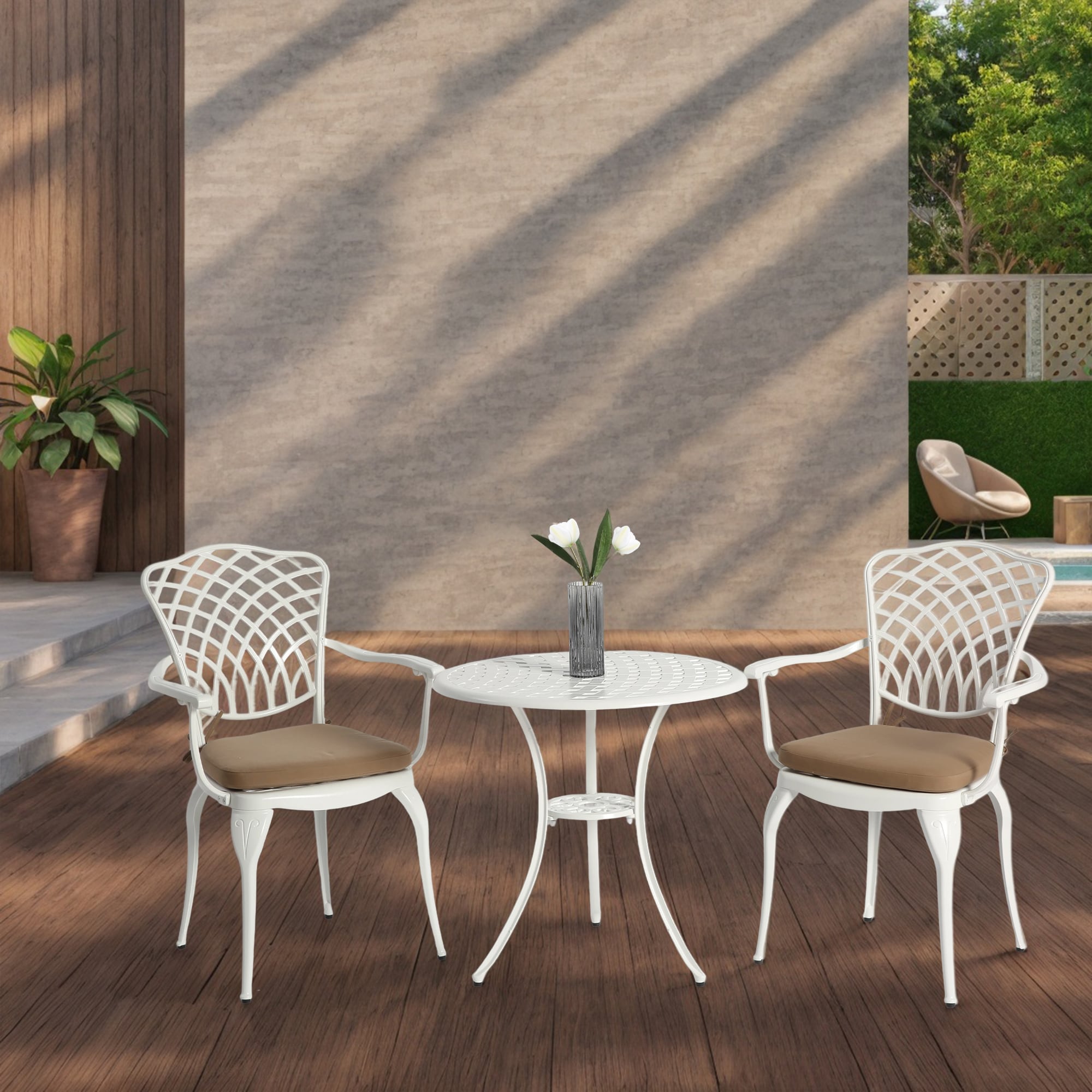 SINOFURN SYA330097GY Patio-Conversation-Sets - View #2