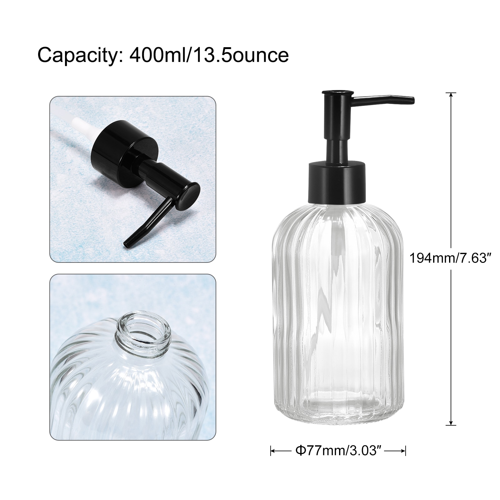Unique Bargains S25120404UX5223 Soap-Lotion-Dispensers - View #2