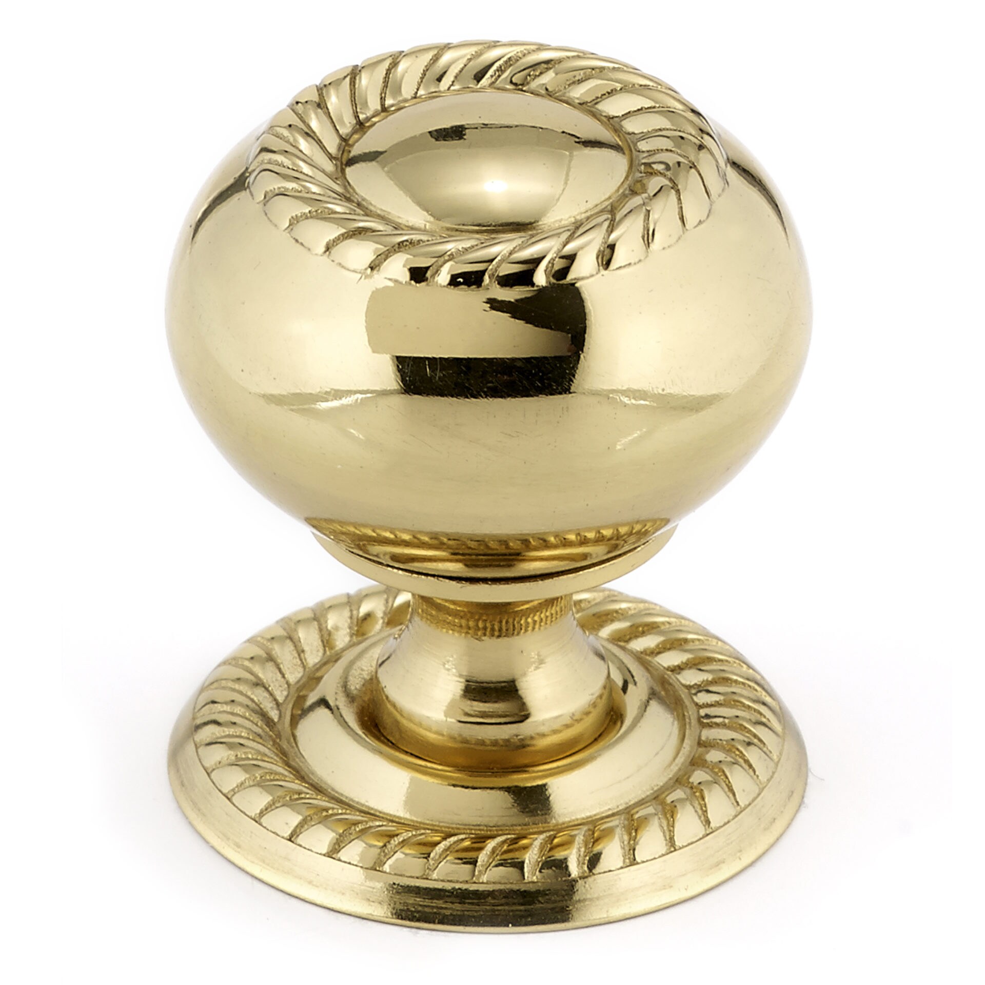 Richelieu Huntingdon 1 14 In Brass Round Traditional Cabinet Knob Bp86060130 At 1261