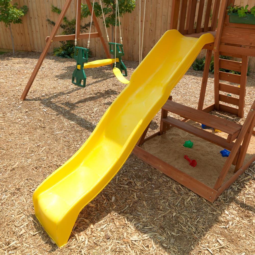 KidKraft Residential Wood Playset with Slide at Lowes.com