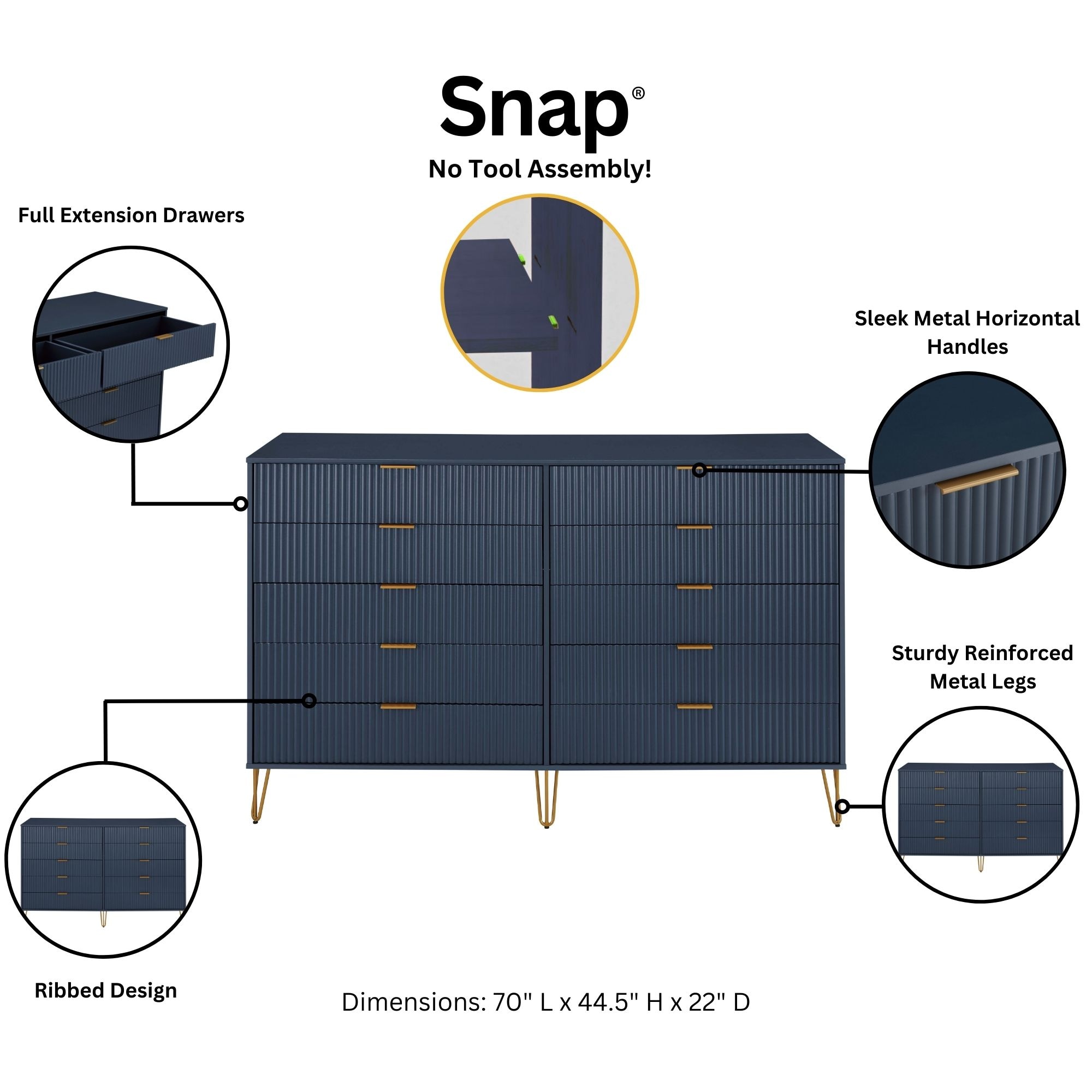 Manhattan Comfort DR004-MB dressers - View #4