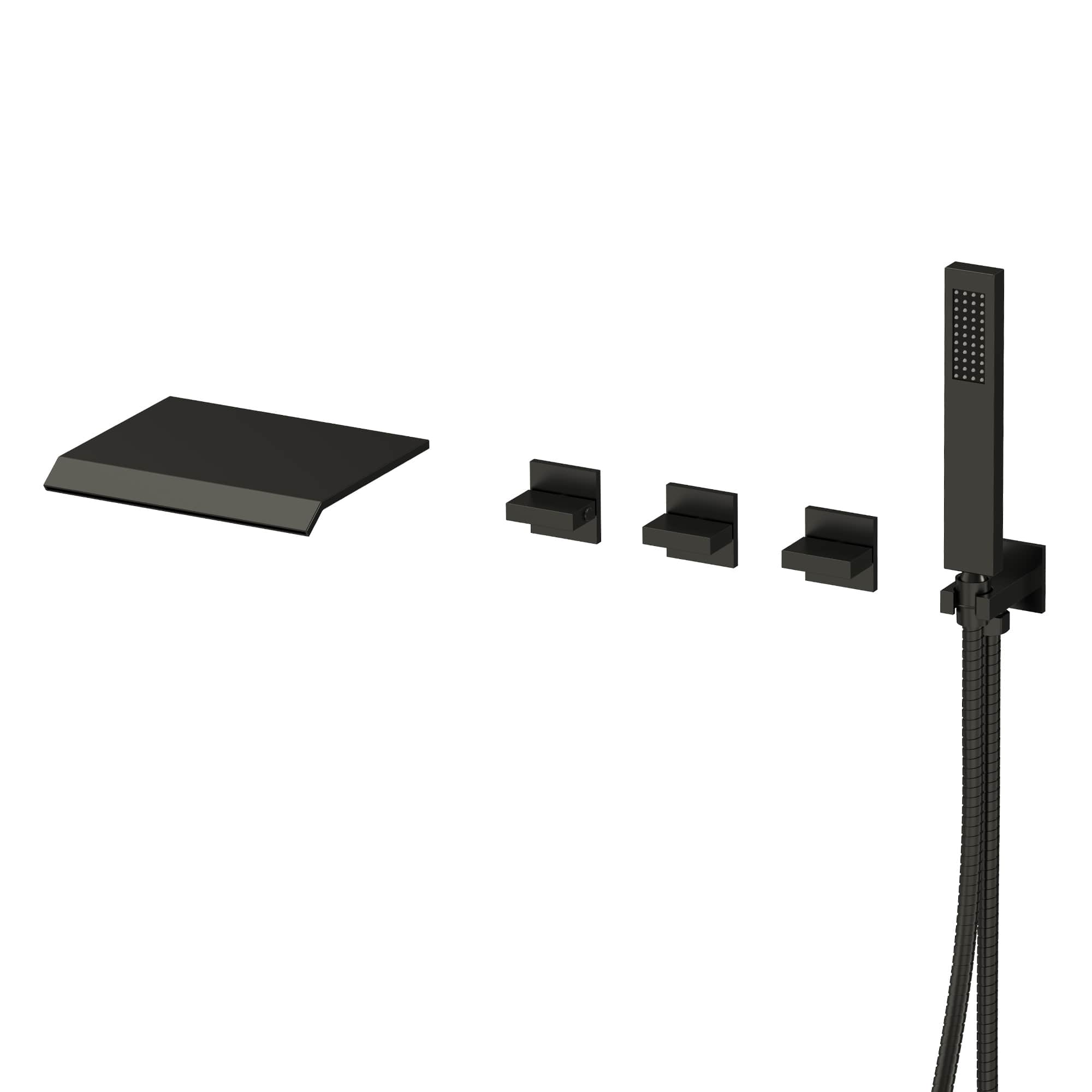 EVERSTEIN SFS-1111-BK Roman-Tub-Faucets - View #2