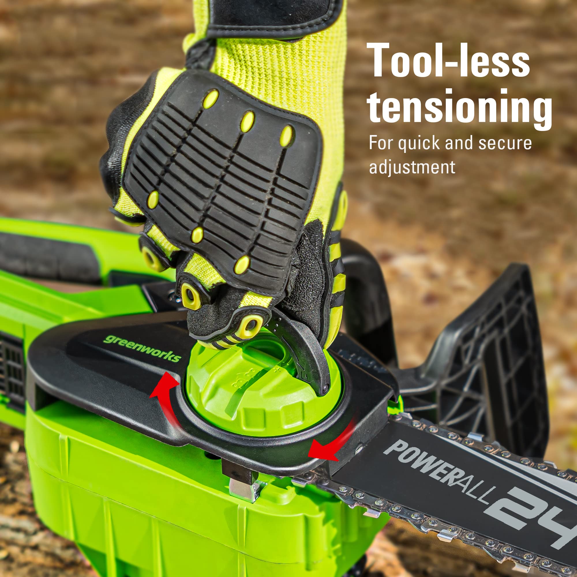 Greenworks CS24B210 Cordless-Chainsaw - View #4