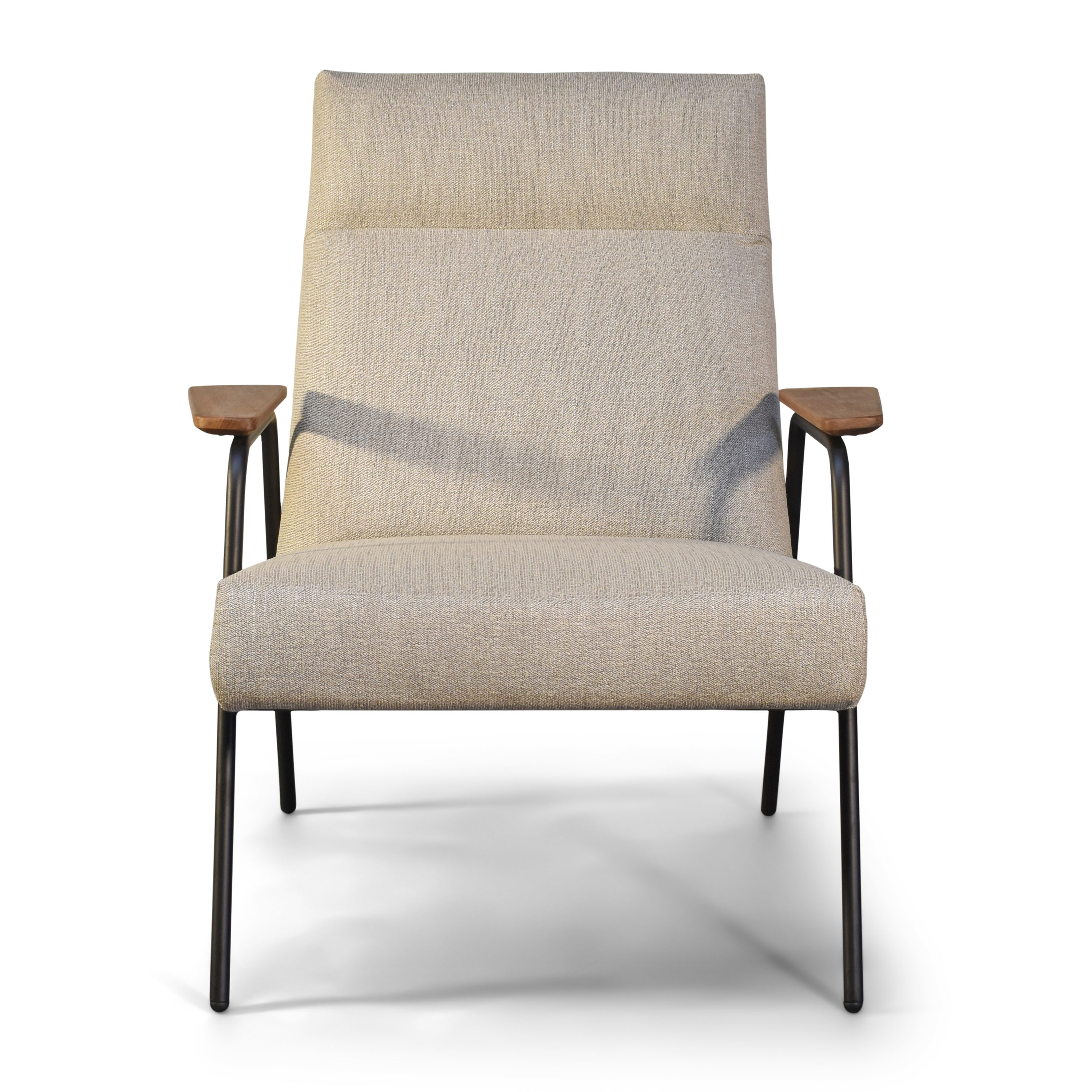 Gingko MEL-1100-CRM Modern White Accent Chair