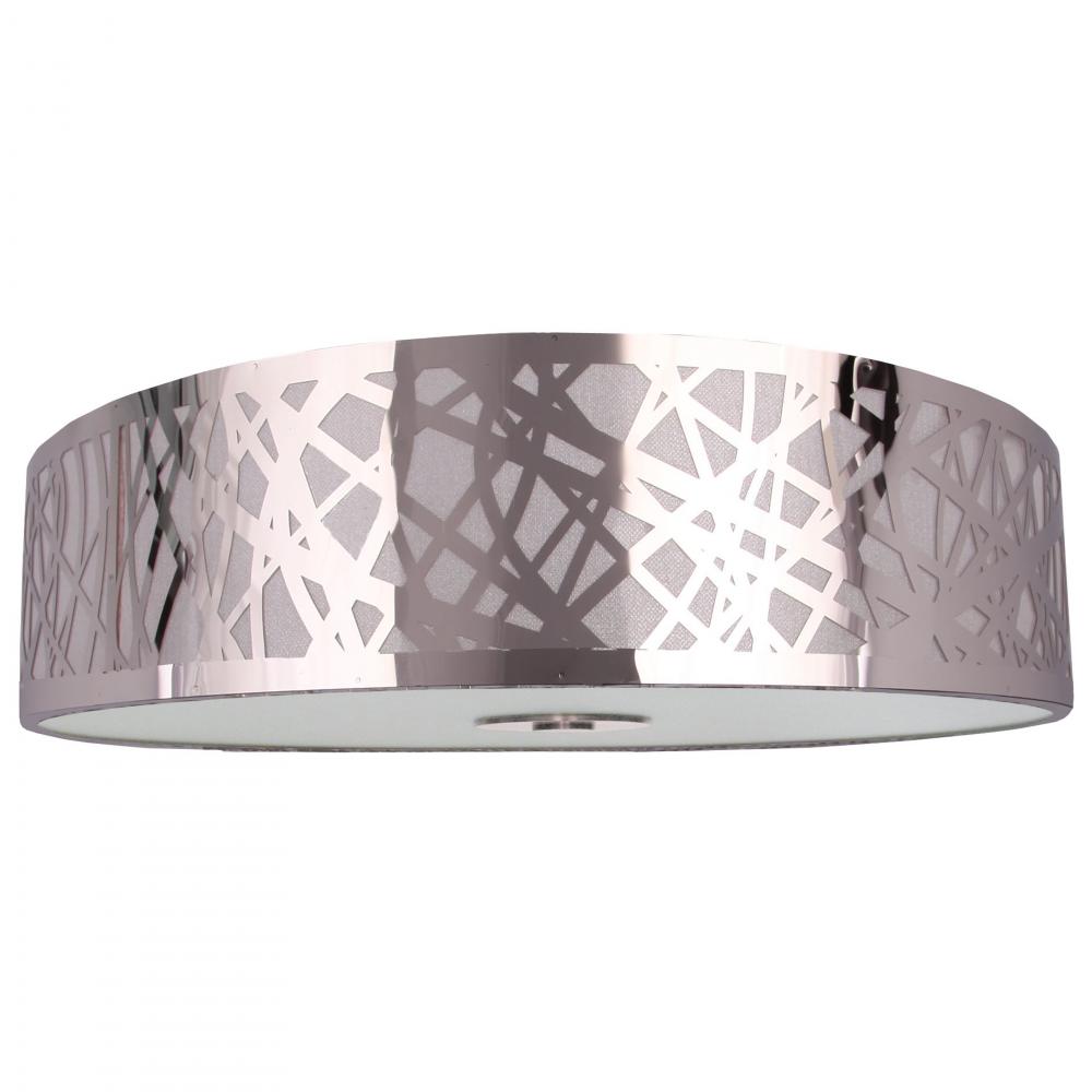 Whitfield Lighting FM2008-14CH Wynne 2-Light Chrome LED Flush Mount Light