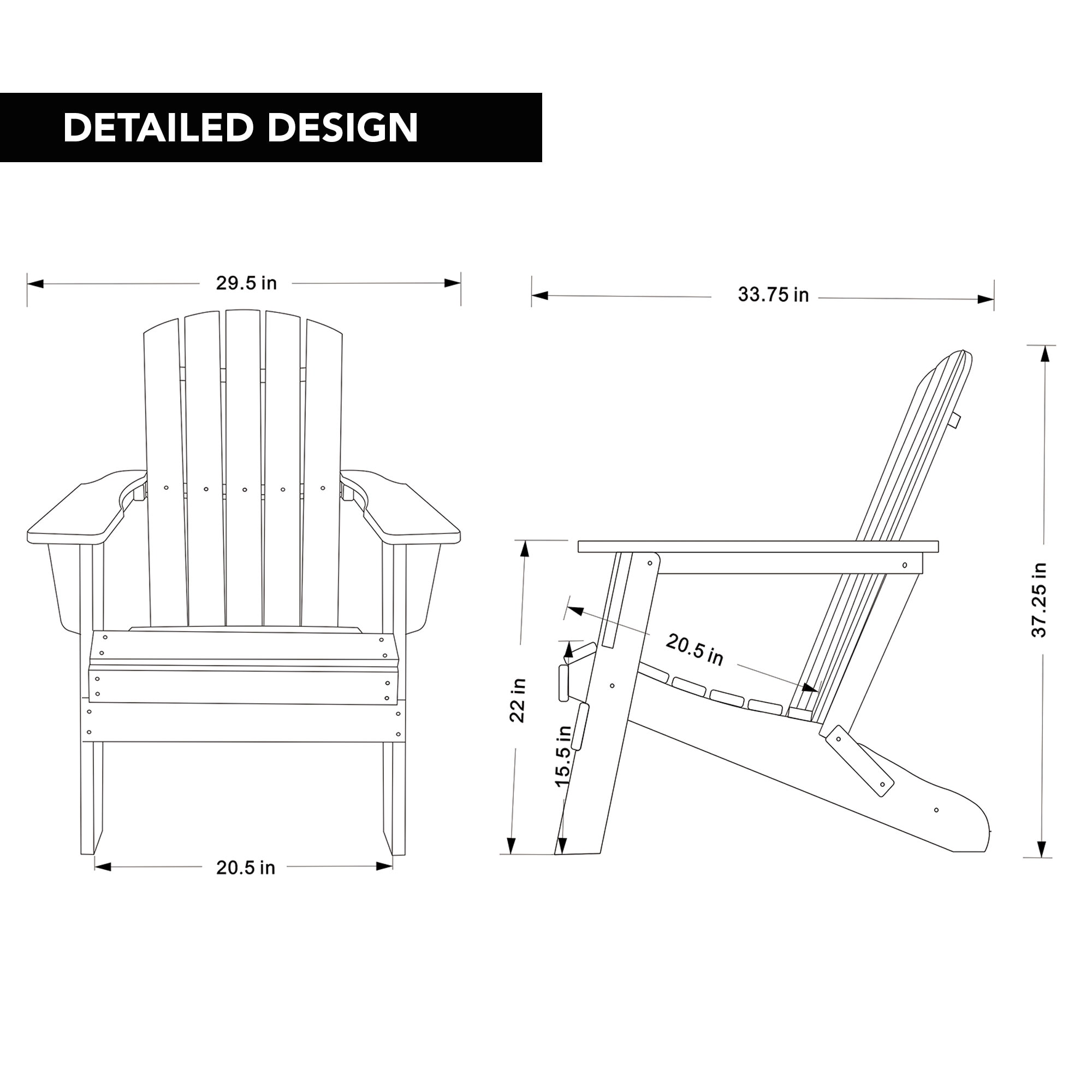 Shine Company 7626BK Patio-Chairs - View #4