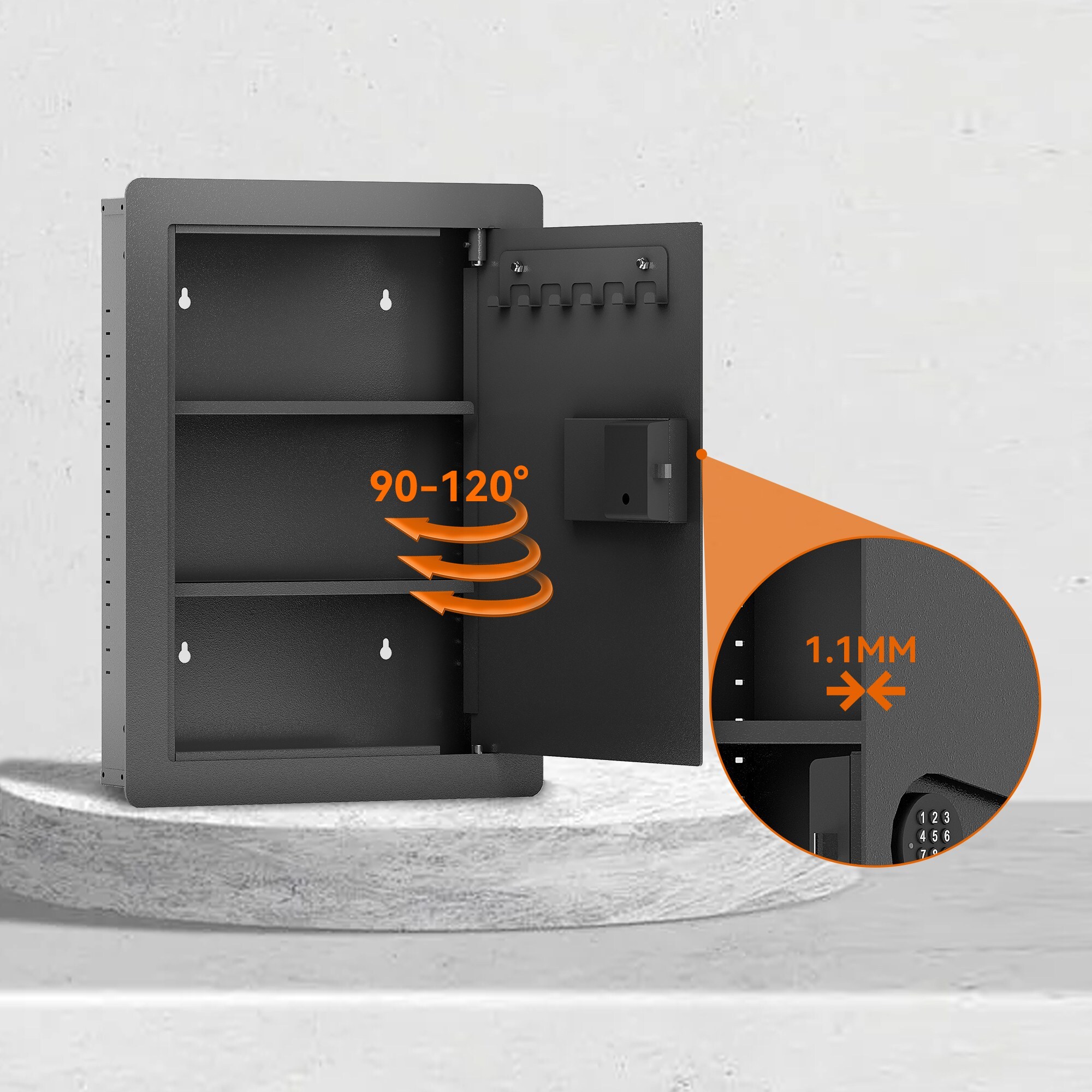 Dexmalle W396P195617 Floor-Wall-Safes - View #2