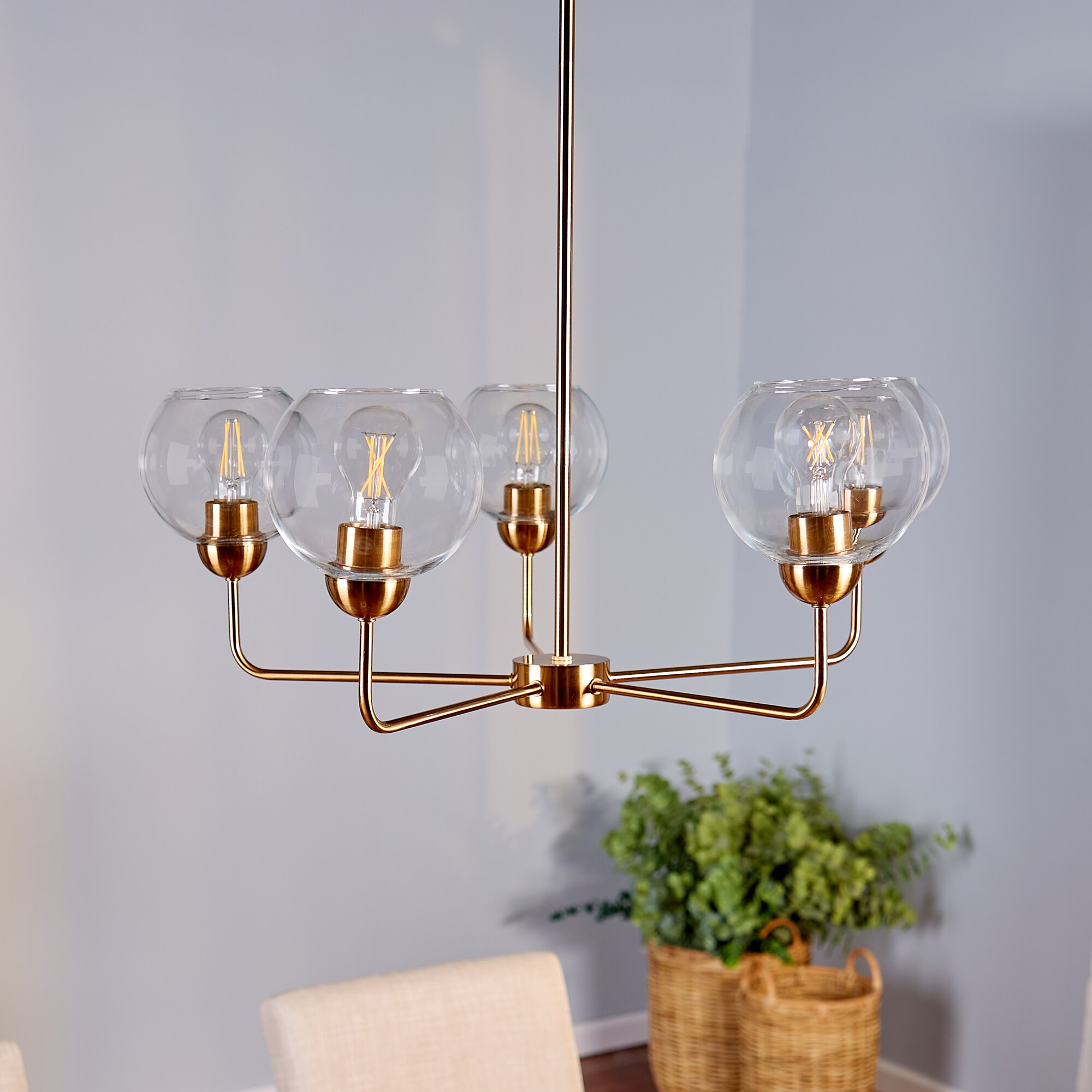 soren 5 light chandelier