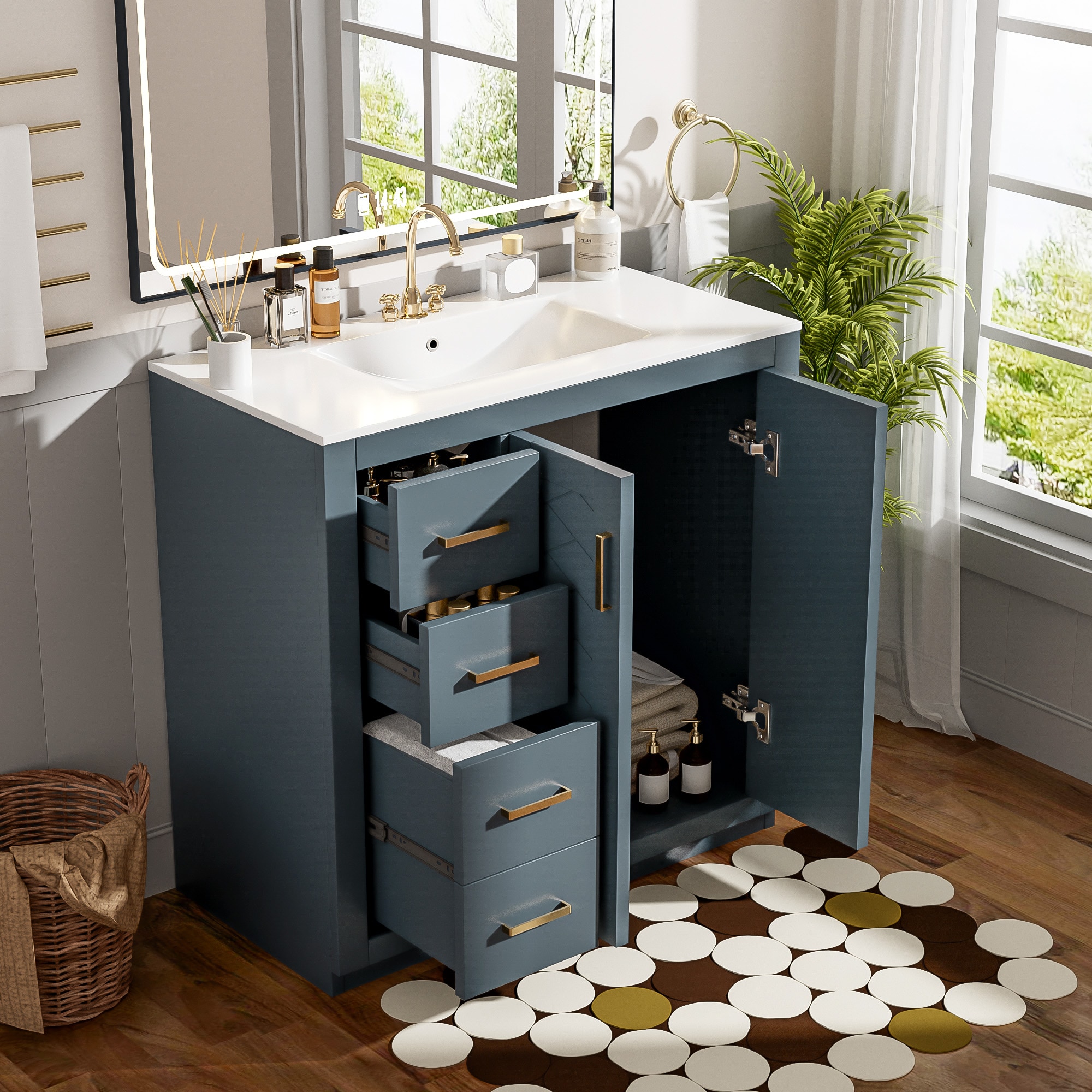 Tatayosi JL-P291684C Bath-Vanity-Combo - View #2