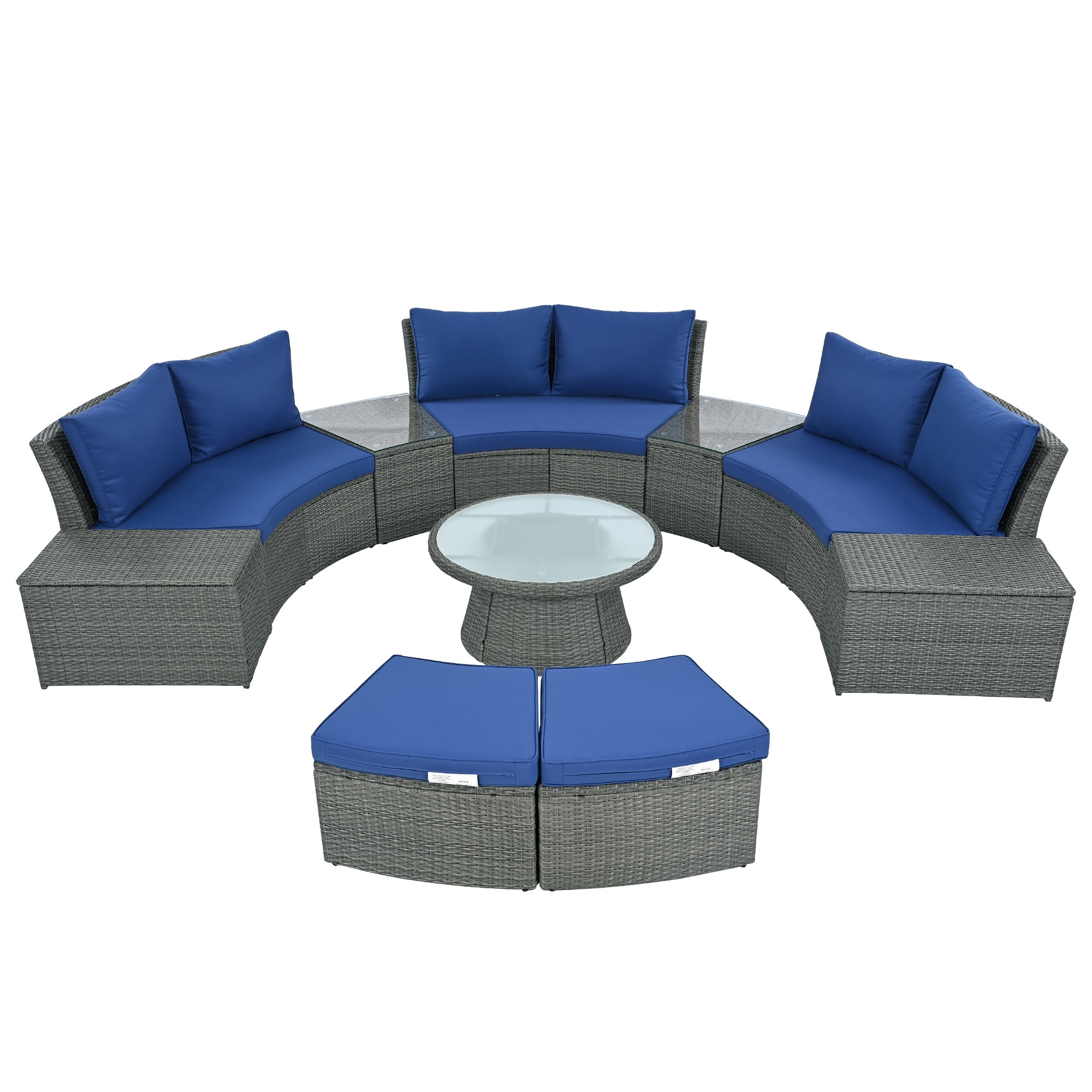 SINOFURN SYA370191GY Patio-Conversation-Sets - View #16