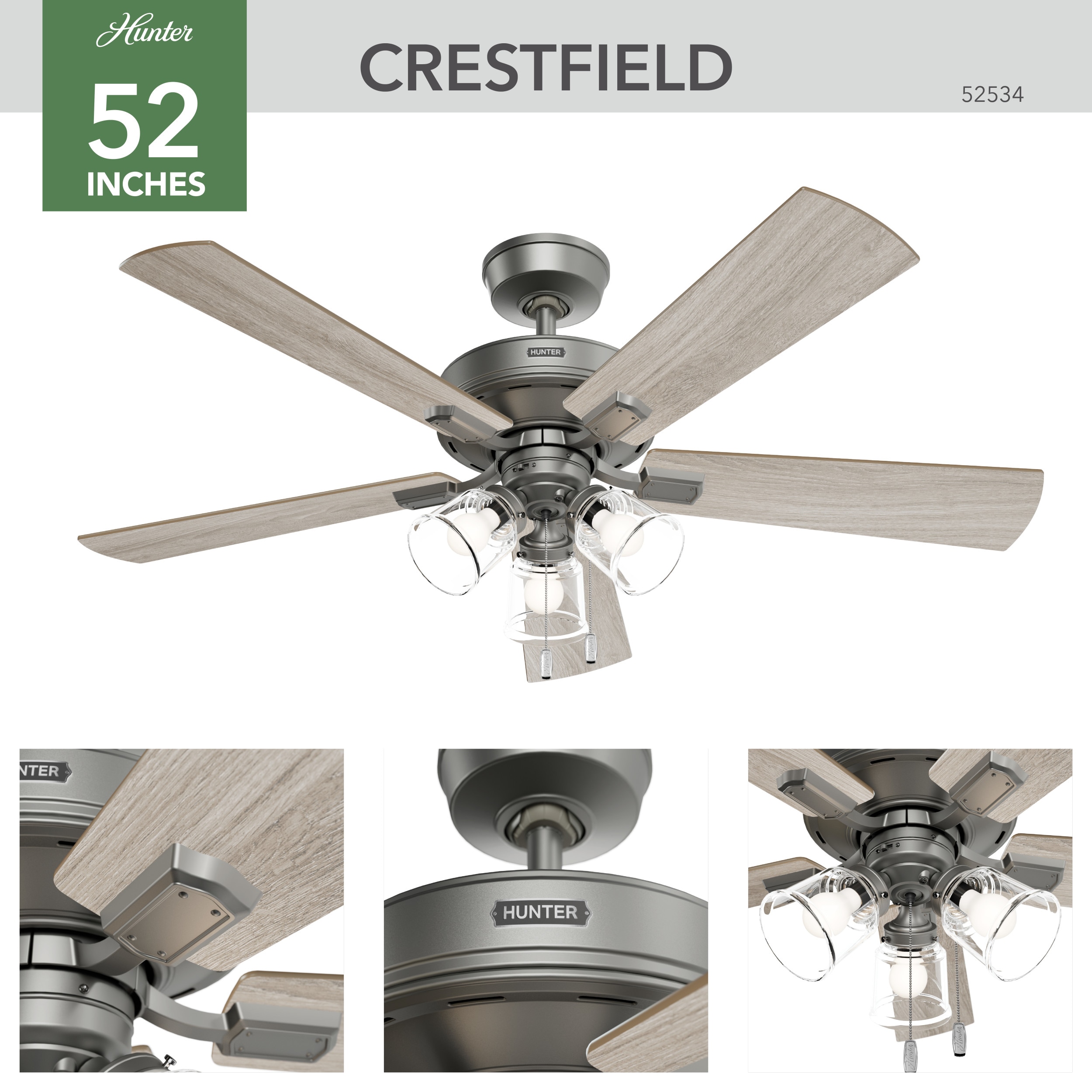 Hunter 52534 Ceiling-Fans - View #4