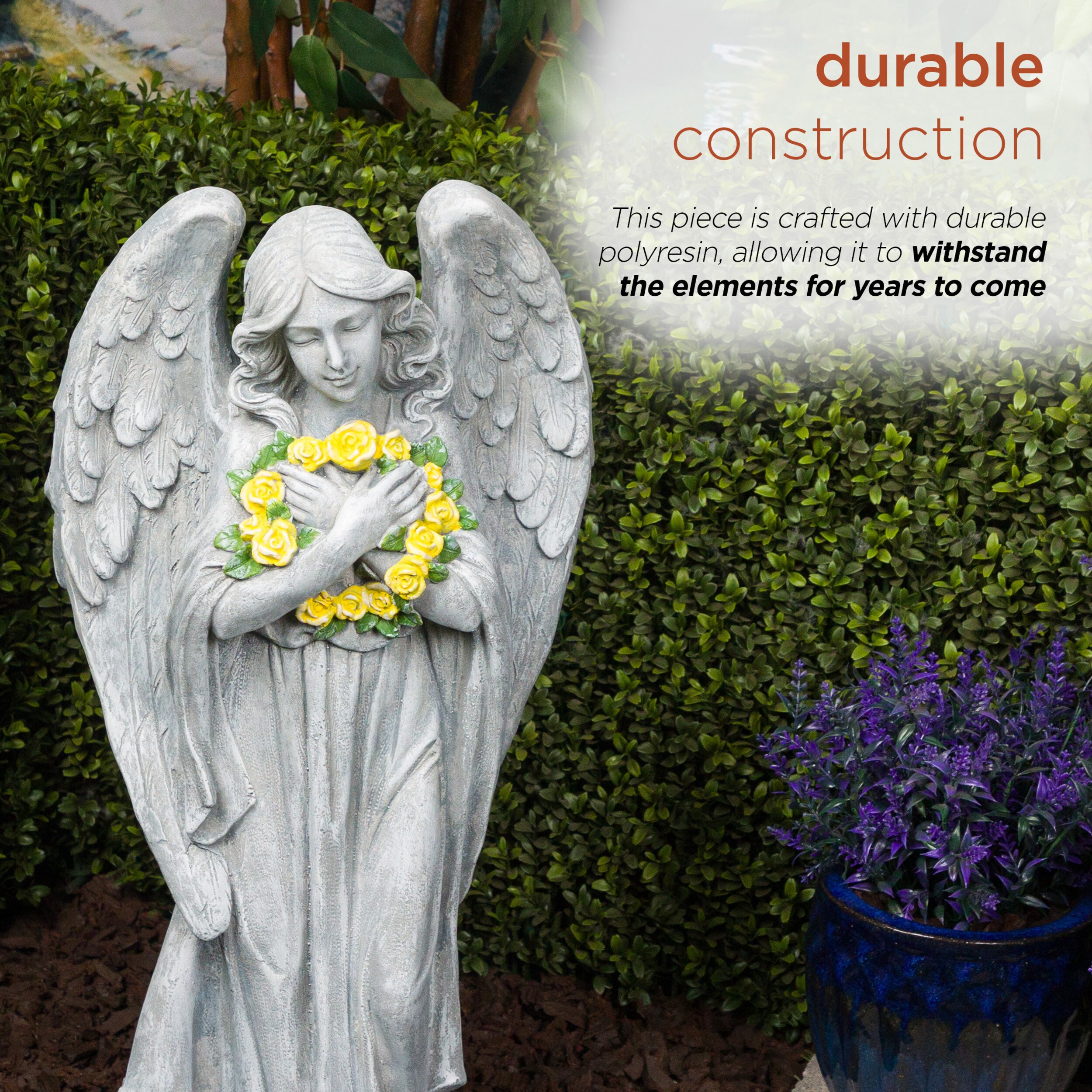 Alpine Corporation MCC832 Garden-Statue - View #4