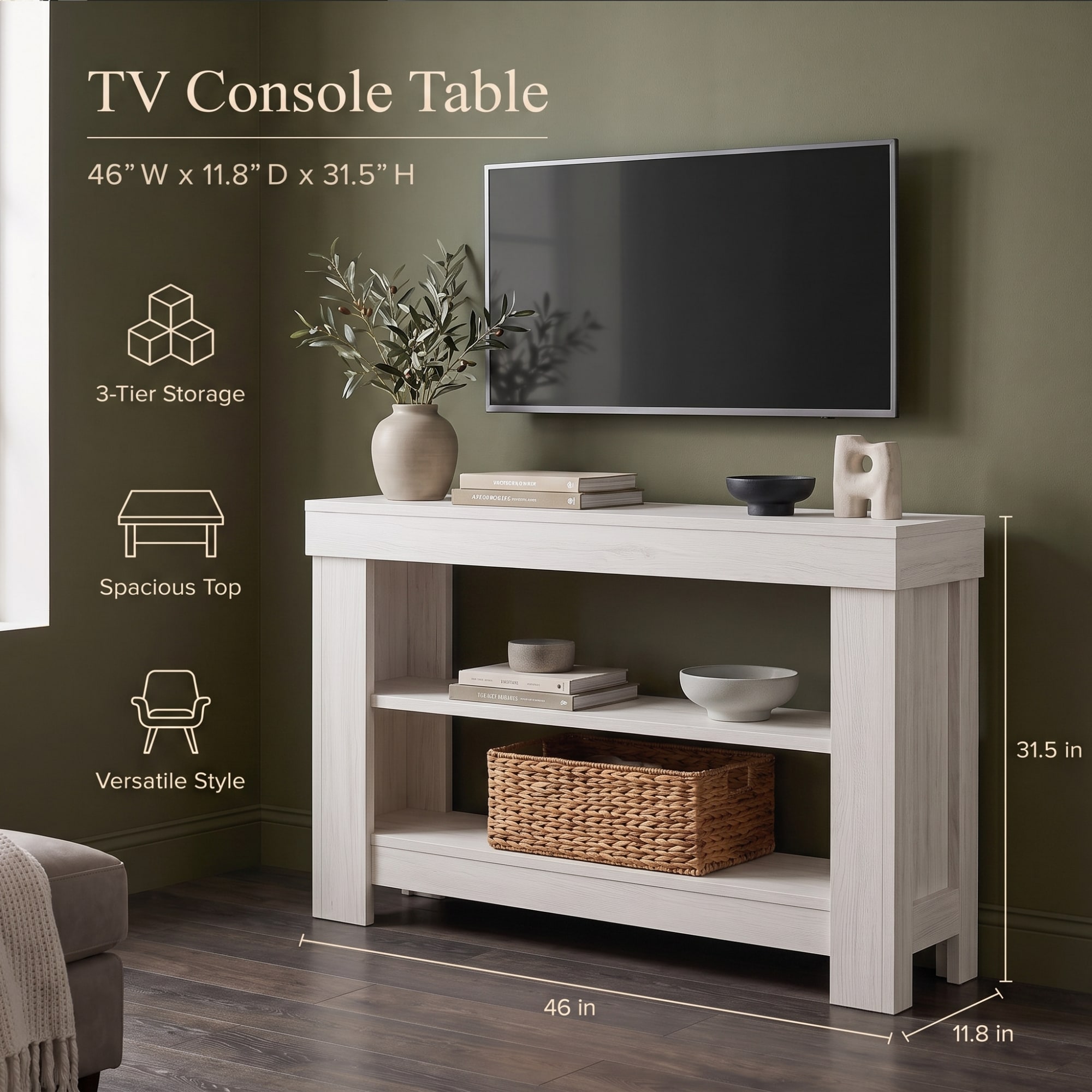 Wooakway CT803-GY Console-Sofa-Tables - View #3