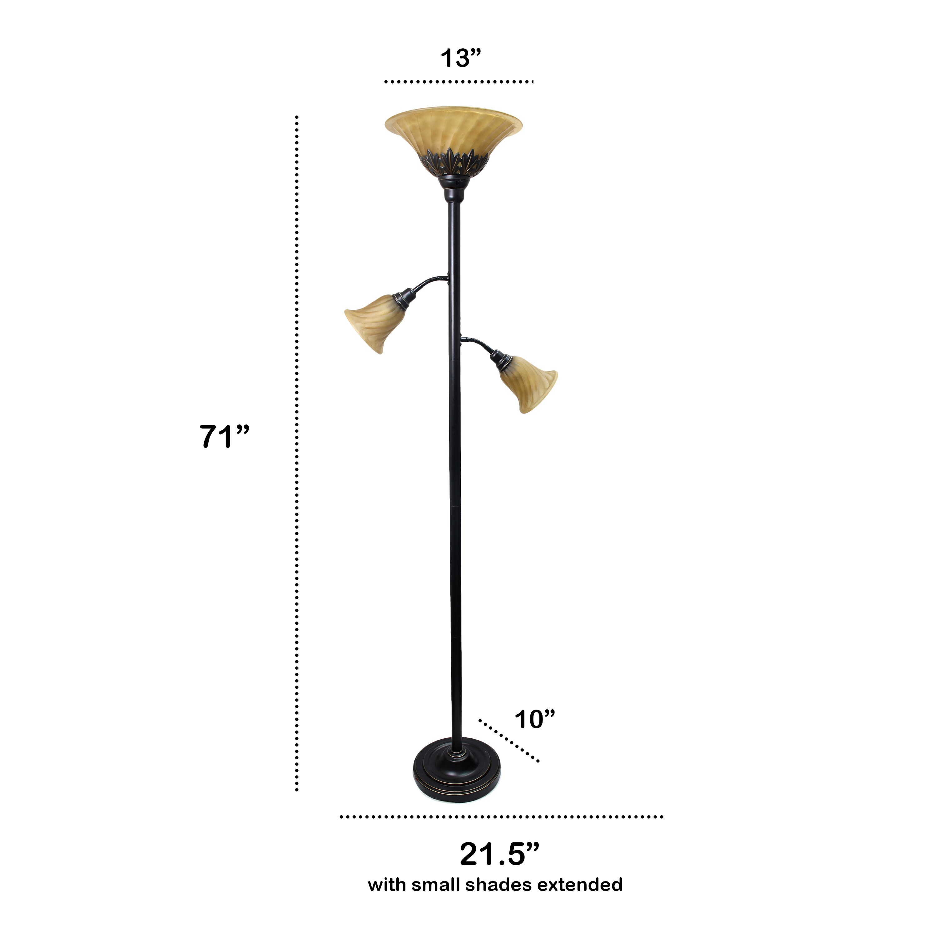 Lalia Home LHF-3002-RZ floorlamps - View #3