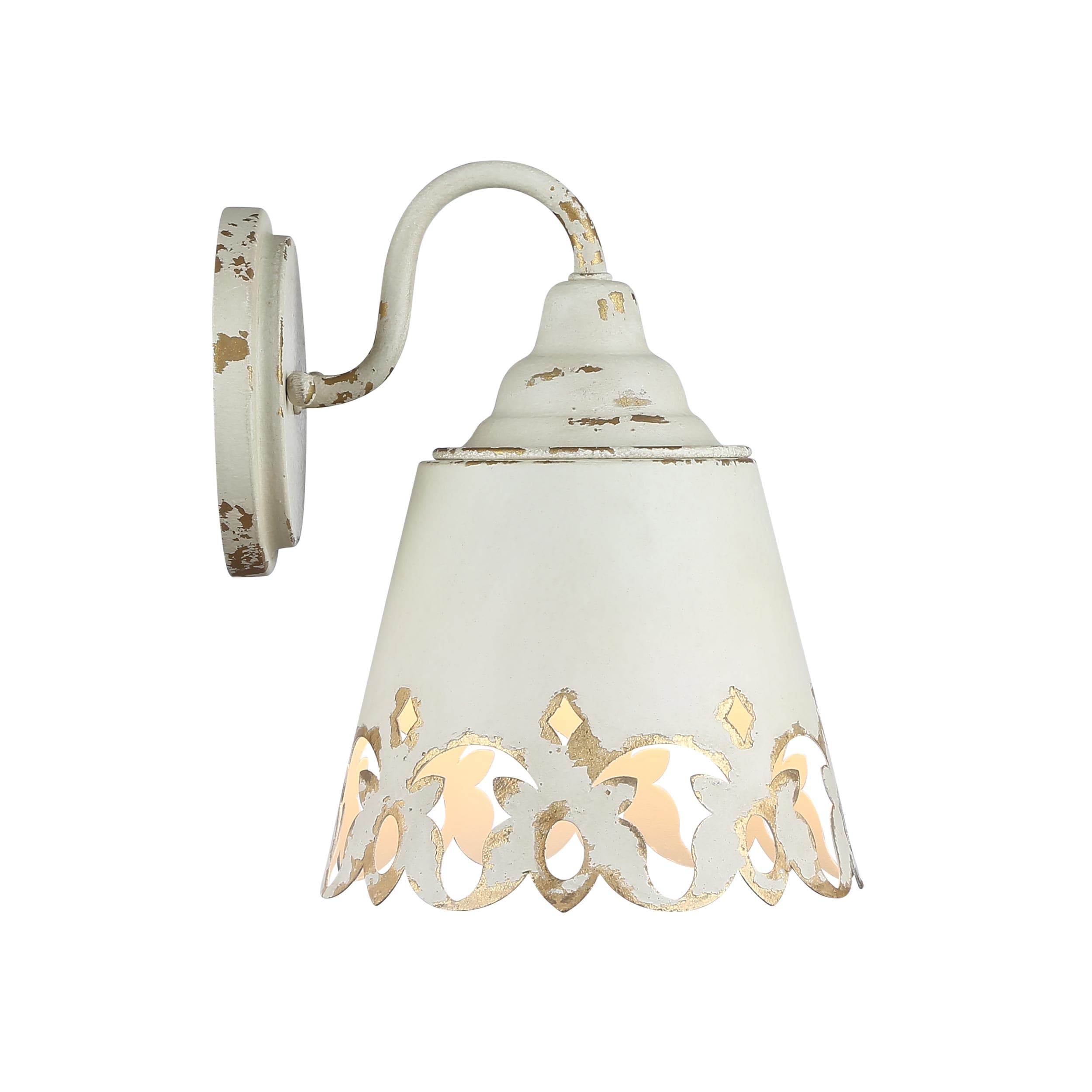 Golden Lighting 0883-BA1 AI Eloise 8.75-in 1 -Light Antique Brown Farmhouse Vanity light