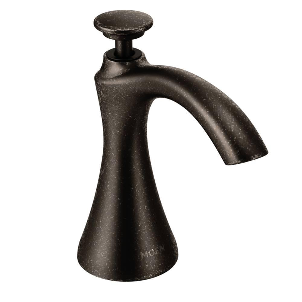 Moen S3946ORB Premium Oil Rubbed Bronze 18.0-oz. Capacity Deck-mount Soap and Lotion Dispenser