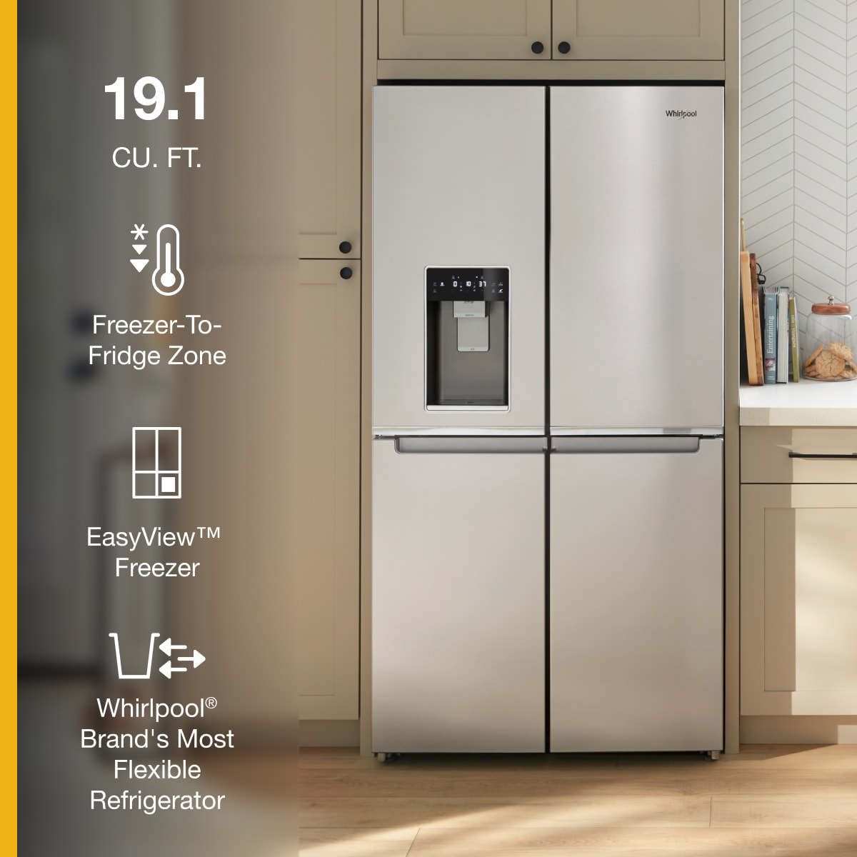 Whirlpool WRQC7836RZ French-Door-Refrigerators - View #5