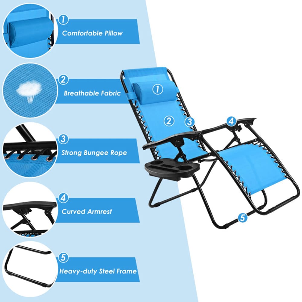 LIVIZA TDJ10642LTBL-1 Beach-Camping-Chairs - View #4