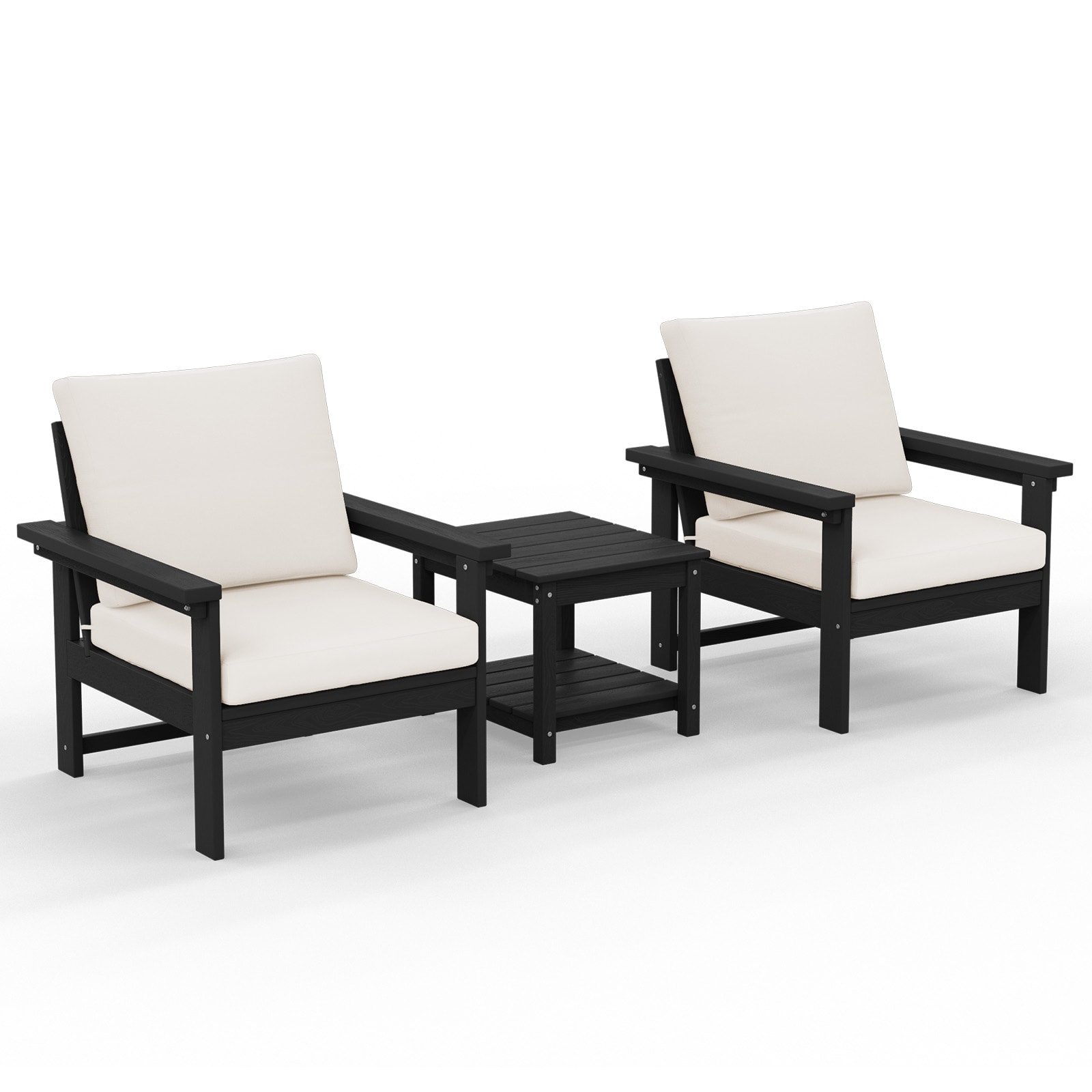 VOUA ZHSF03-BJ-BK Patio-Conversation-Sets - View #3