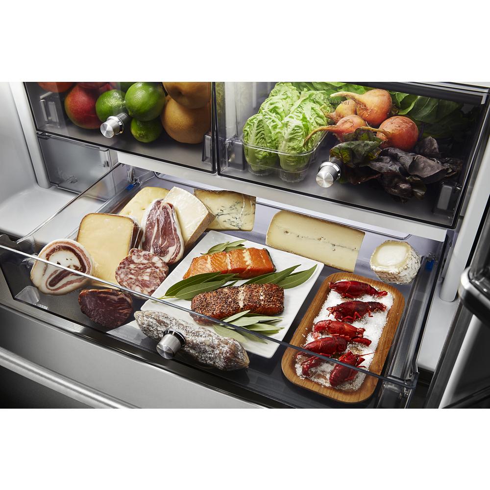 KitchenAid 23.8-cu ft Counter-Depth French Door Refrigerator with Ice ...