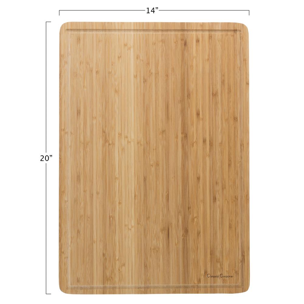 Hastings Home 20-in L x 14-in W Wood Cutting Board in the Cutting