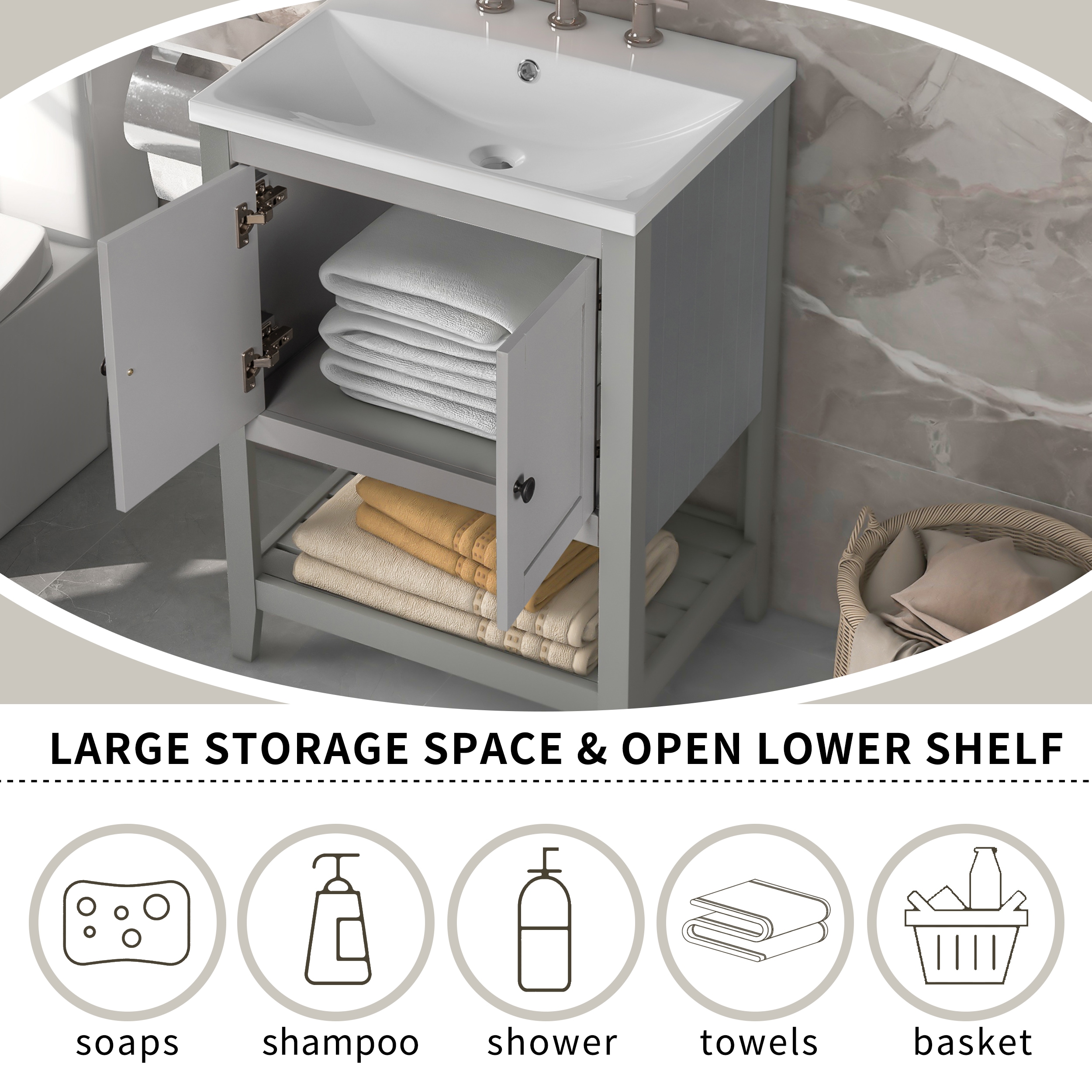 ModernLuxe L3P-N725P246473E Bath-Vanity-Combo - View #3