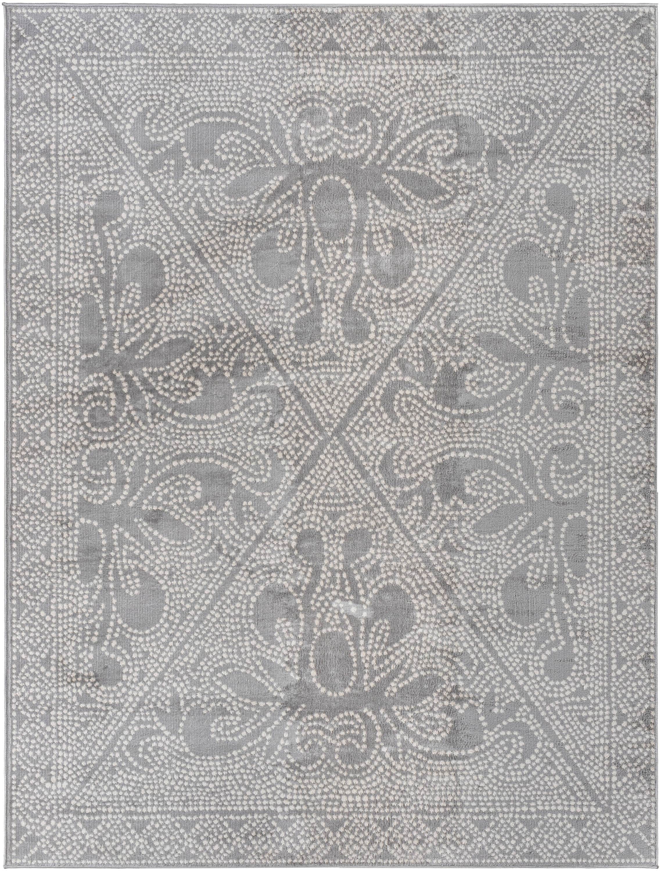 Artistic Weavers Roma 7 x 9 Charcoal Indoor Trellis Oriental Area Rug ...