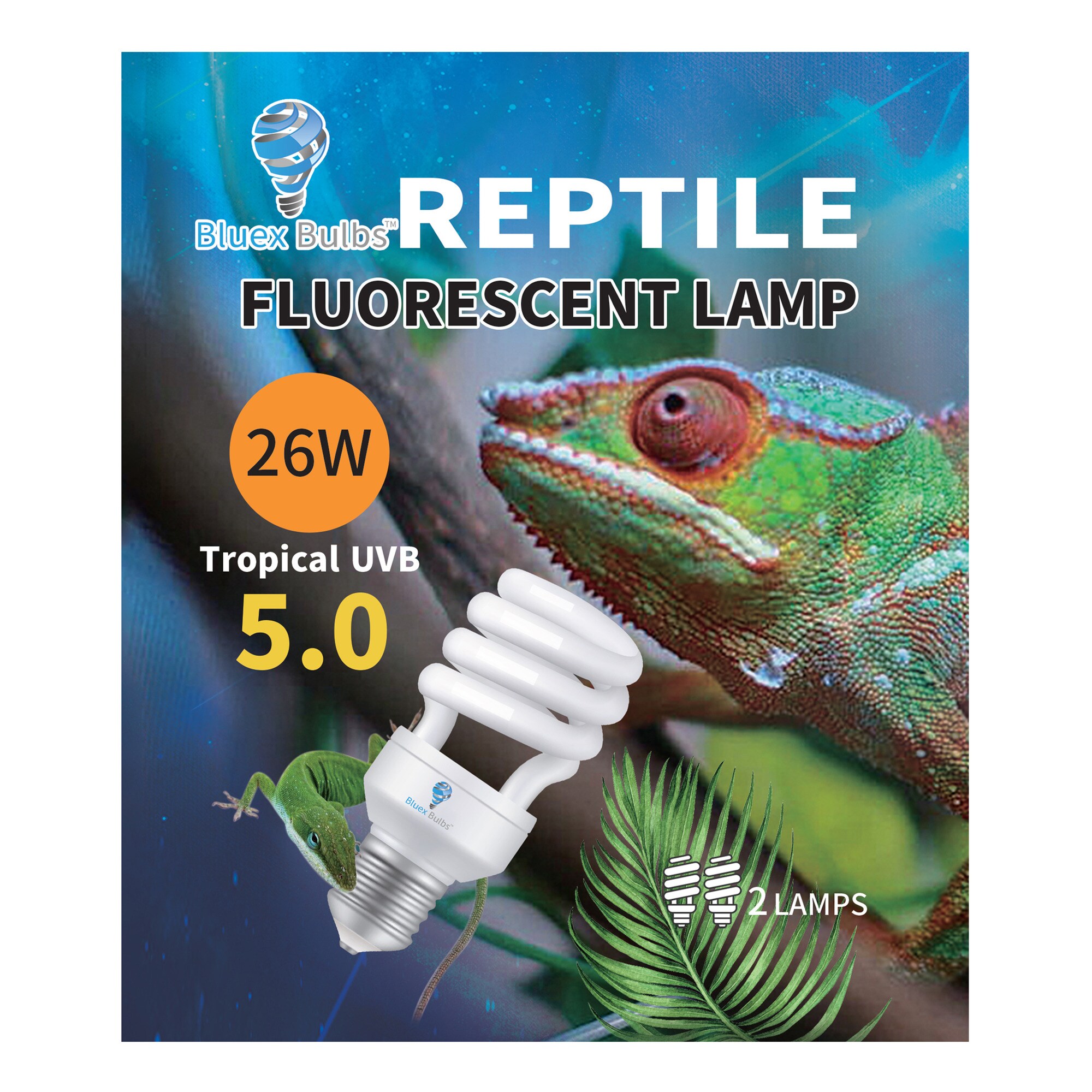 Bluex Bulbs REP-CFL-UVB5-26 Grow-Light-Bulbs - View #11