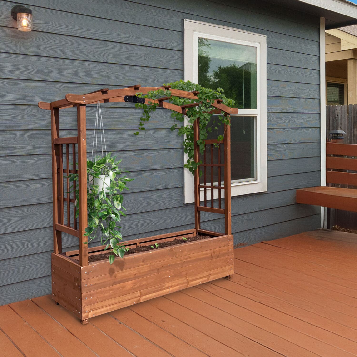 Hanover HANPL0102-BRN Raised-Garden-Beds - View #10